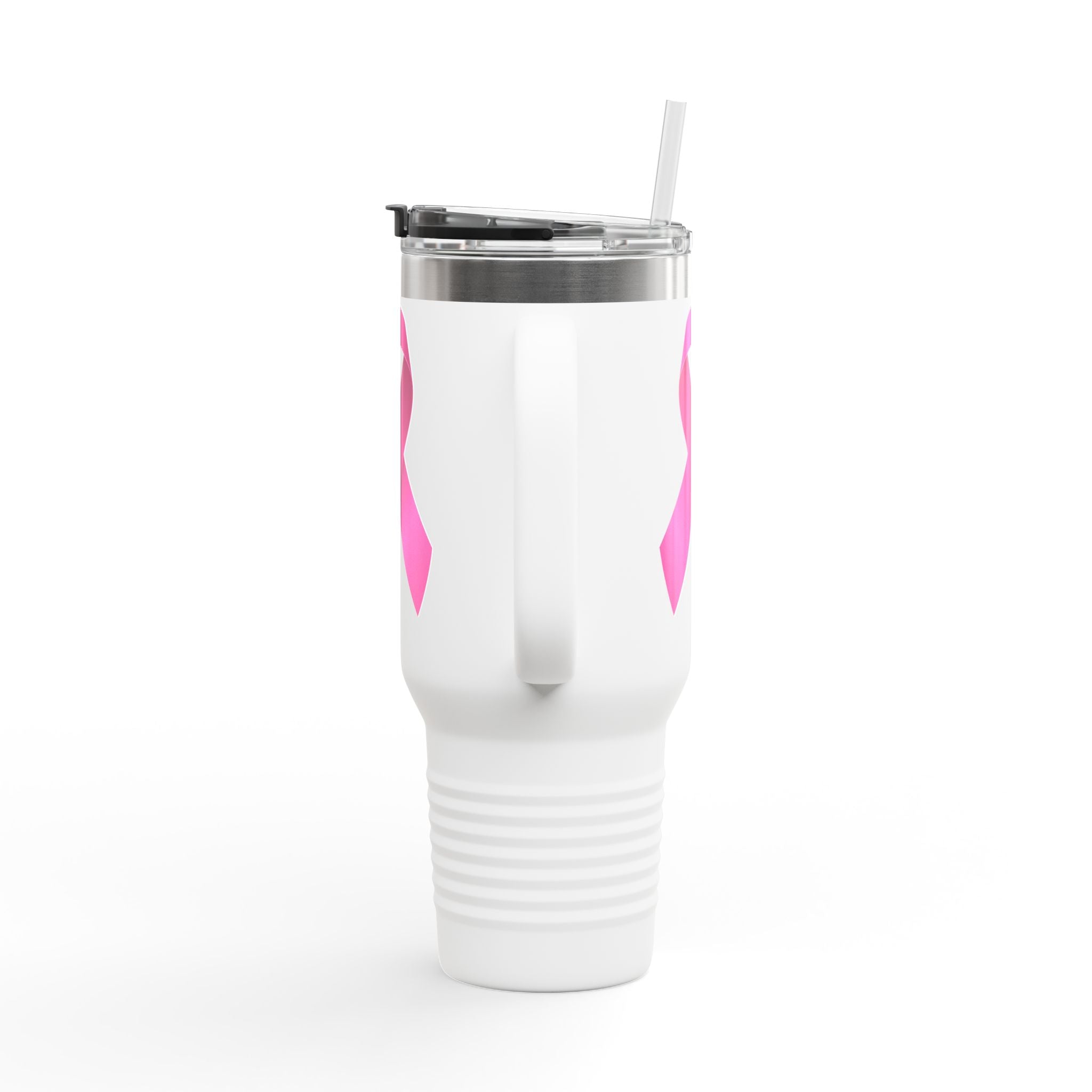 Pink Ribbon Insulated Travel Mug, 40oz