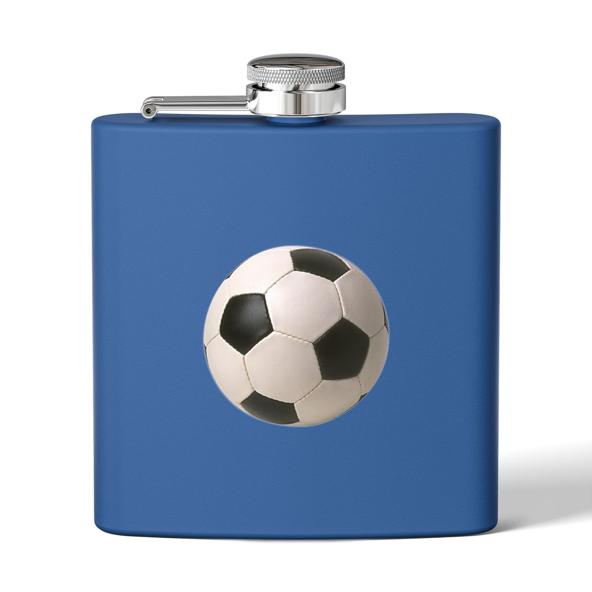 Soccer Stainless Steel Flask, 6oz