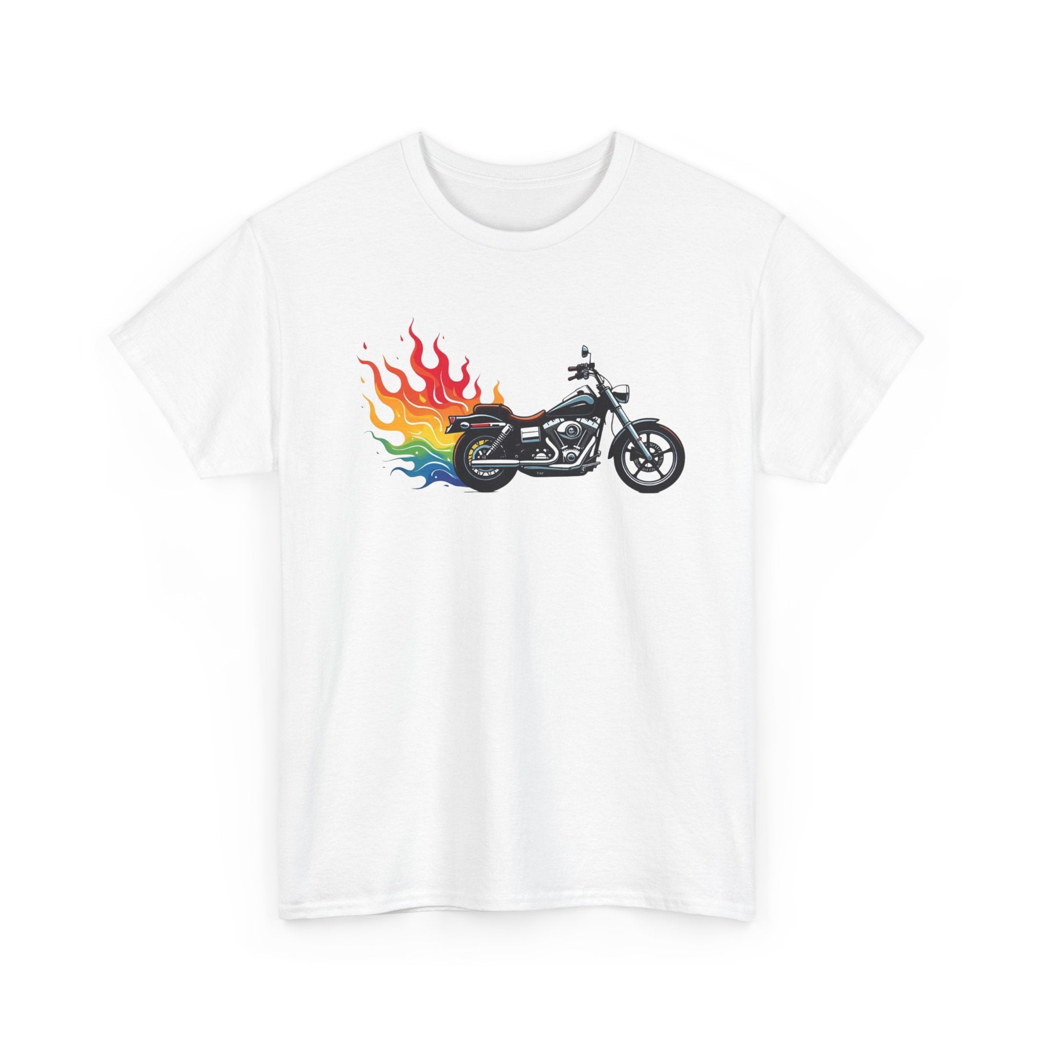 Rainbow Bike Heavy Cotton Tee