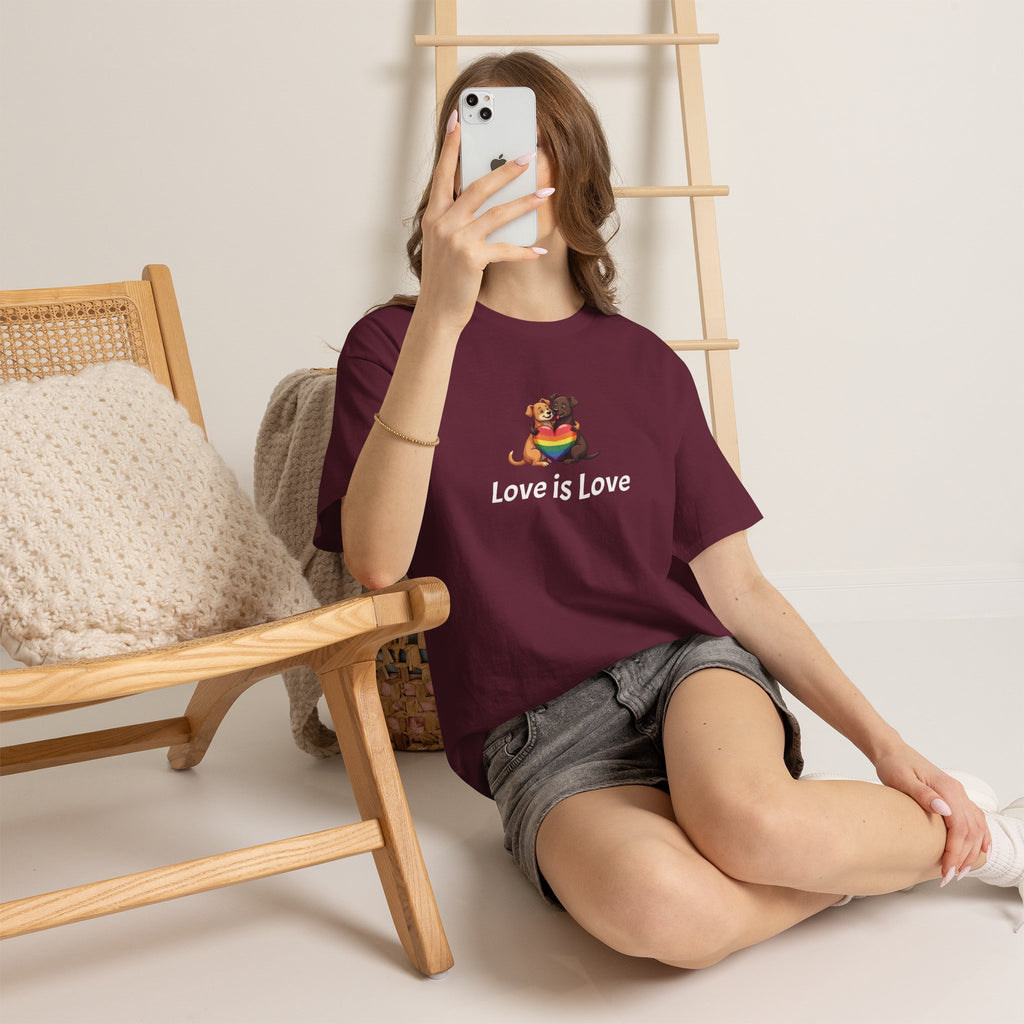 Kitty Love is Love Heavy Cotton Tee
