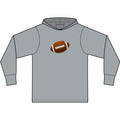 Gayborhood Football Long Sleeve Hooded T-Shirt