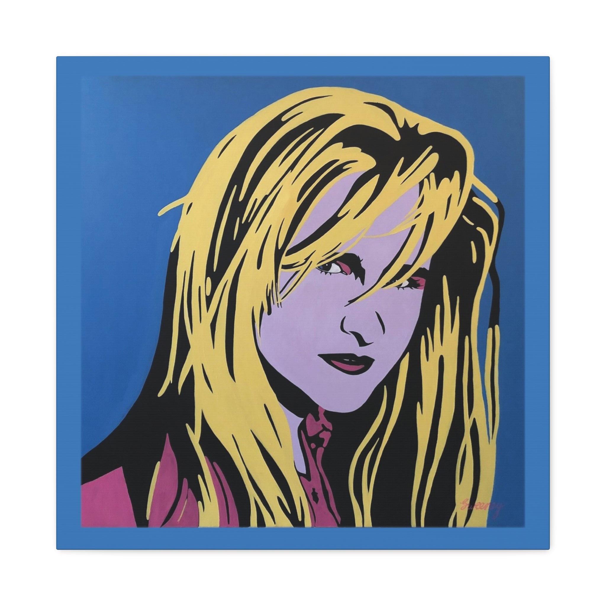 Sisters Nightclub Philly Artwork Melissa Etheridge Matte Canvas