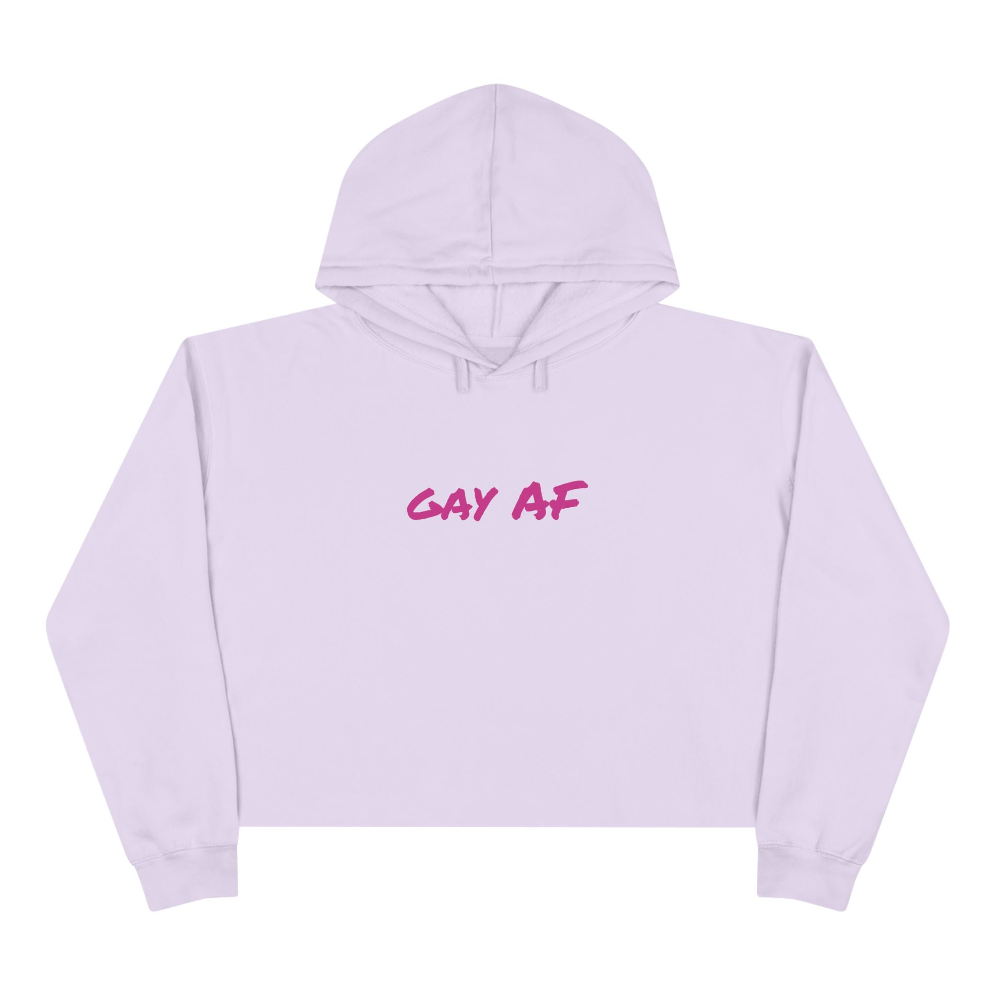 Gay AF Crop Hoodie