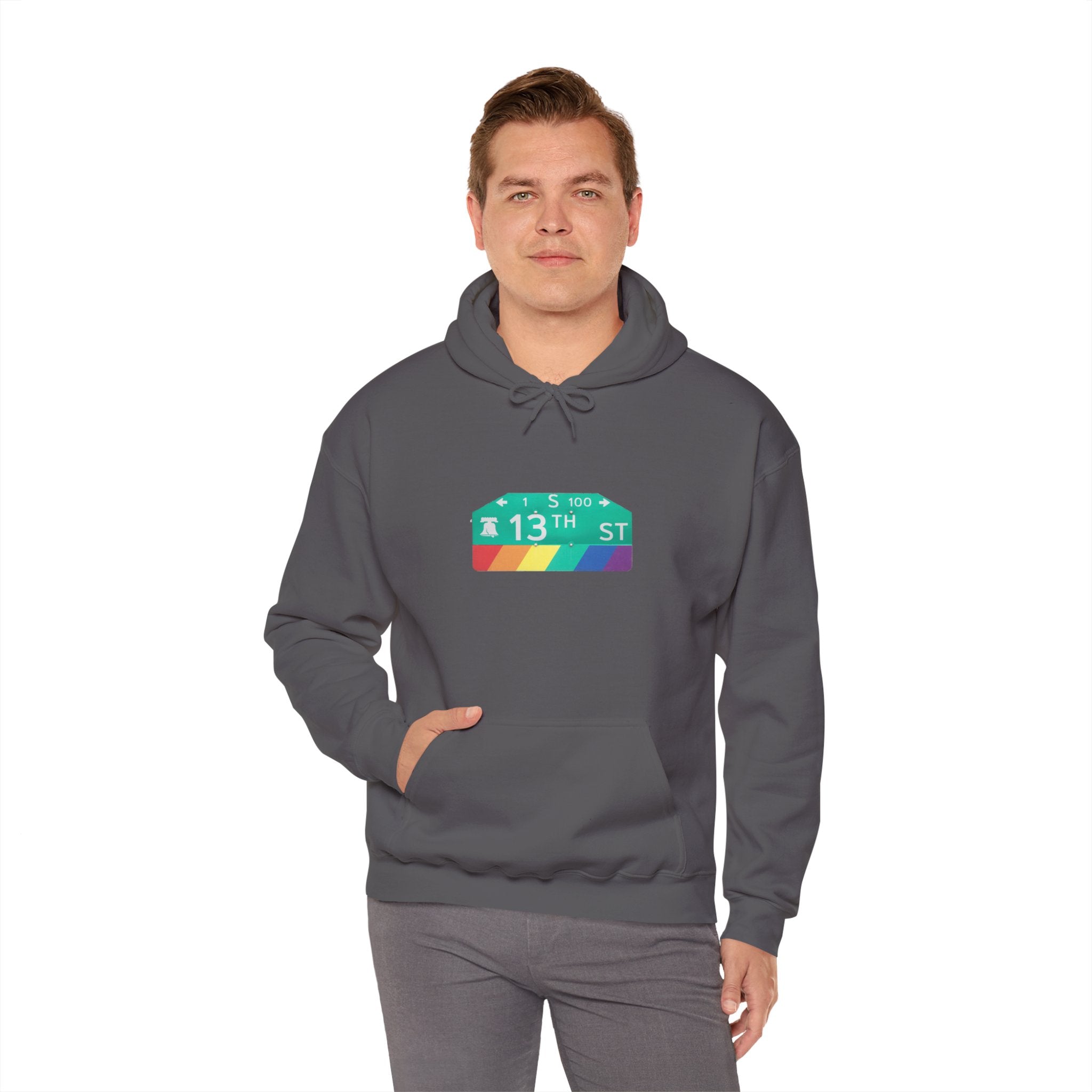 Philly Gayborhood Street Sign  Hoodie