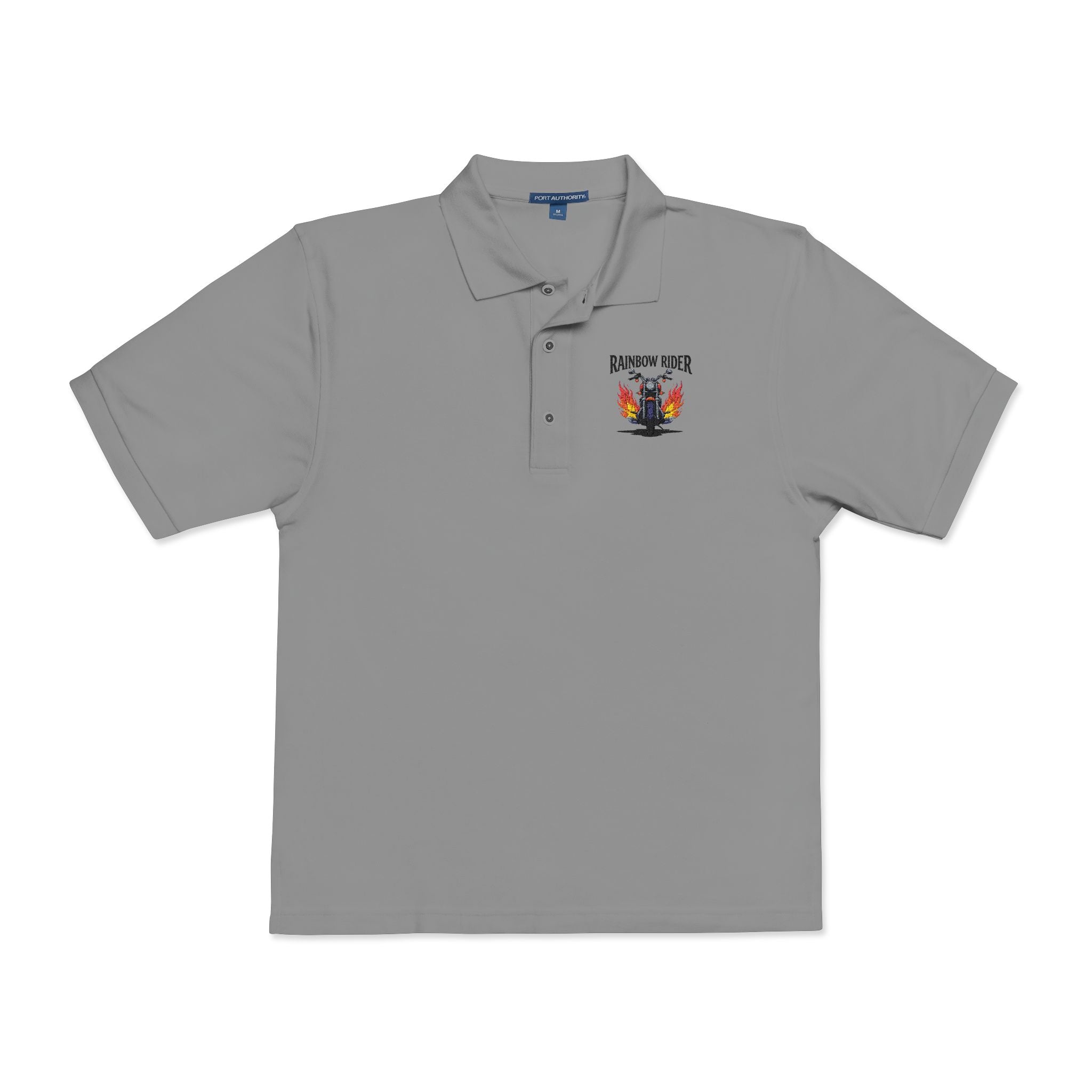 Polo Shirt Rainbow Rider Embroidery