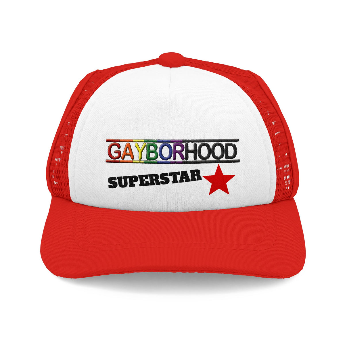 Dog Foam Trucker Hat - Gayborhood Superstar