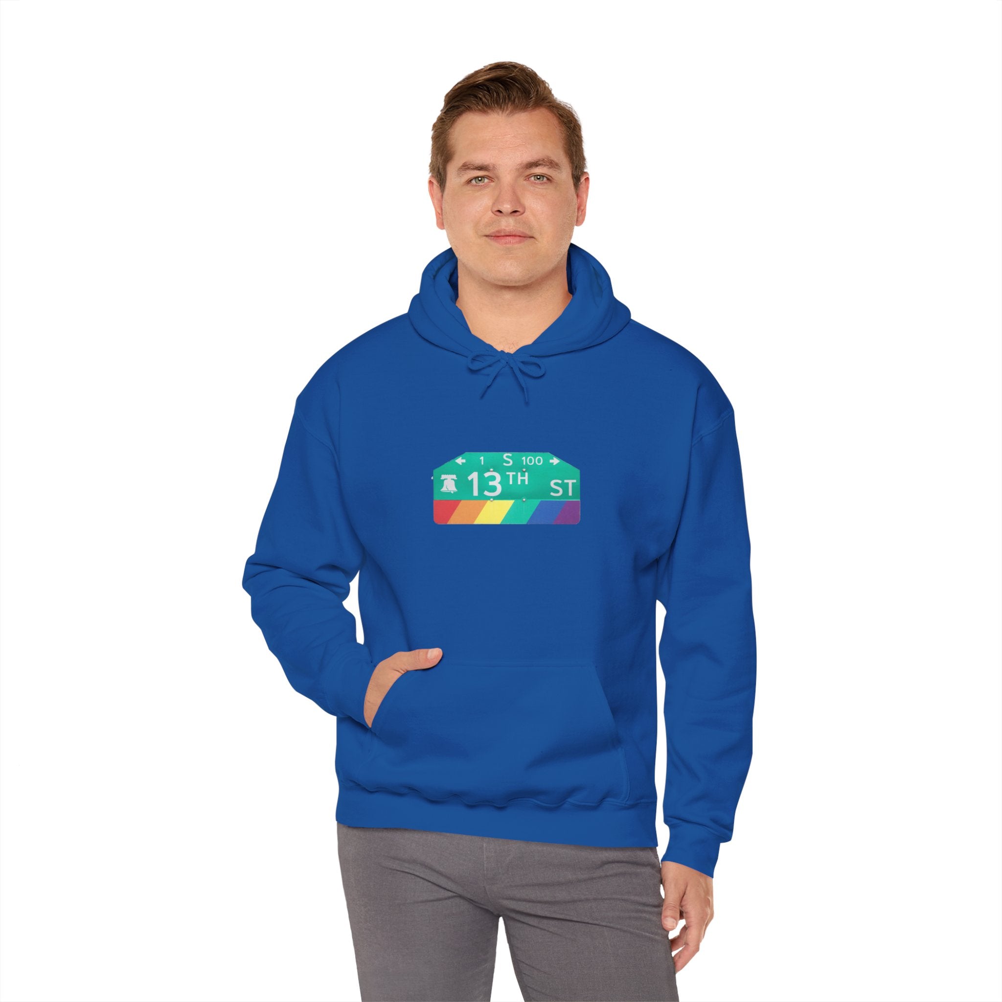 Philly Gayborhood Street Sign  Hoodie