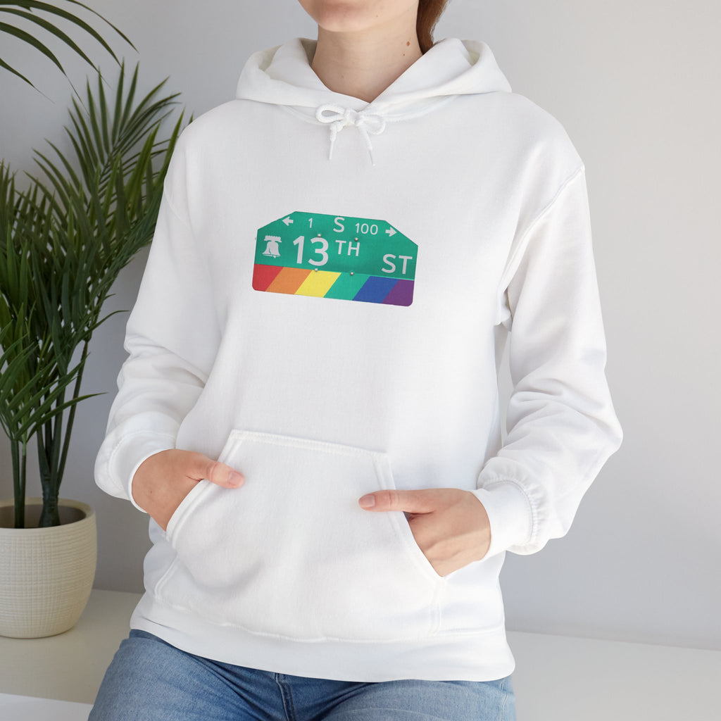 Philly Gayborhood Street Sign  Hoodie