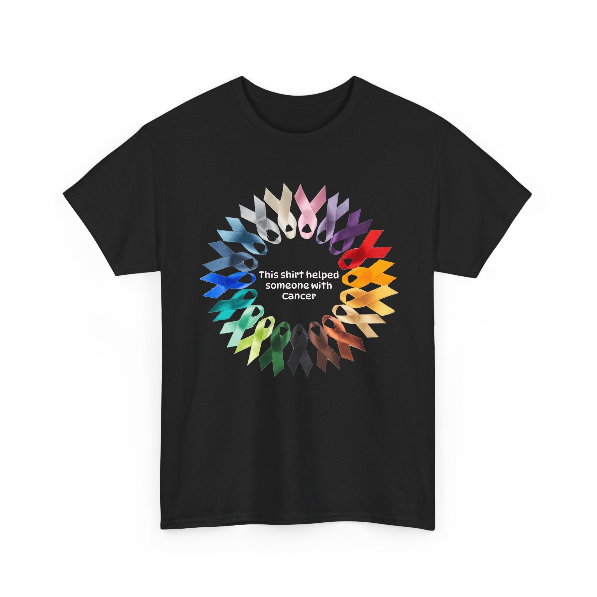 Helped someone with Cancer Heavy Cotton Tee