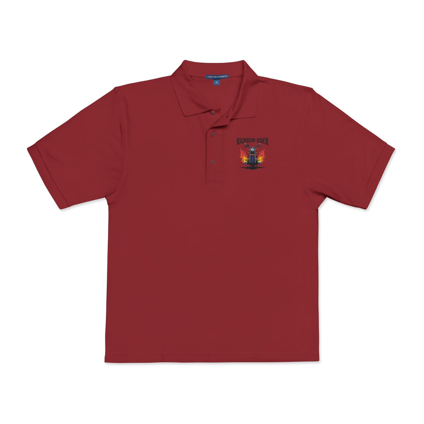 Polo Shirt Rainbow Rider Embroidery