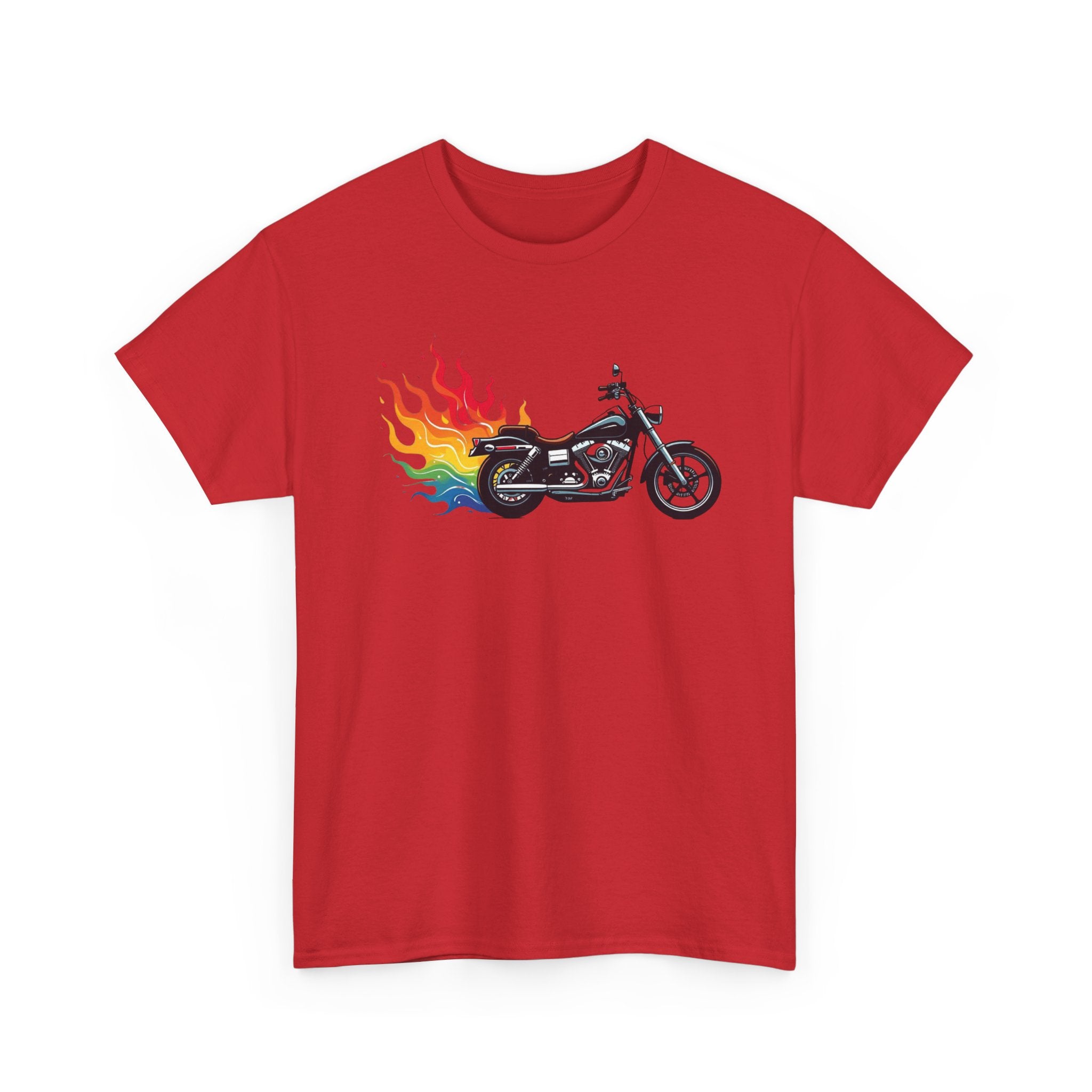 Rainbow Bike Heavy Cotton Tee