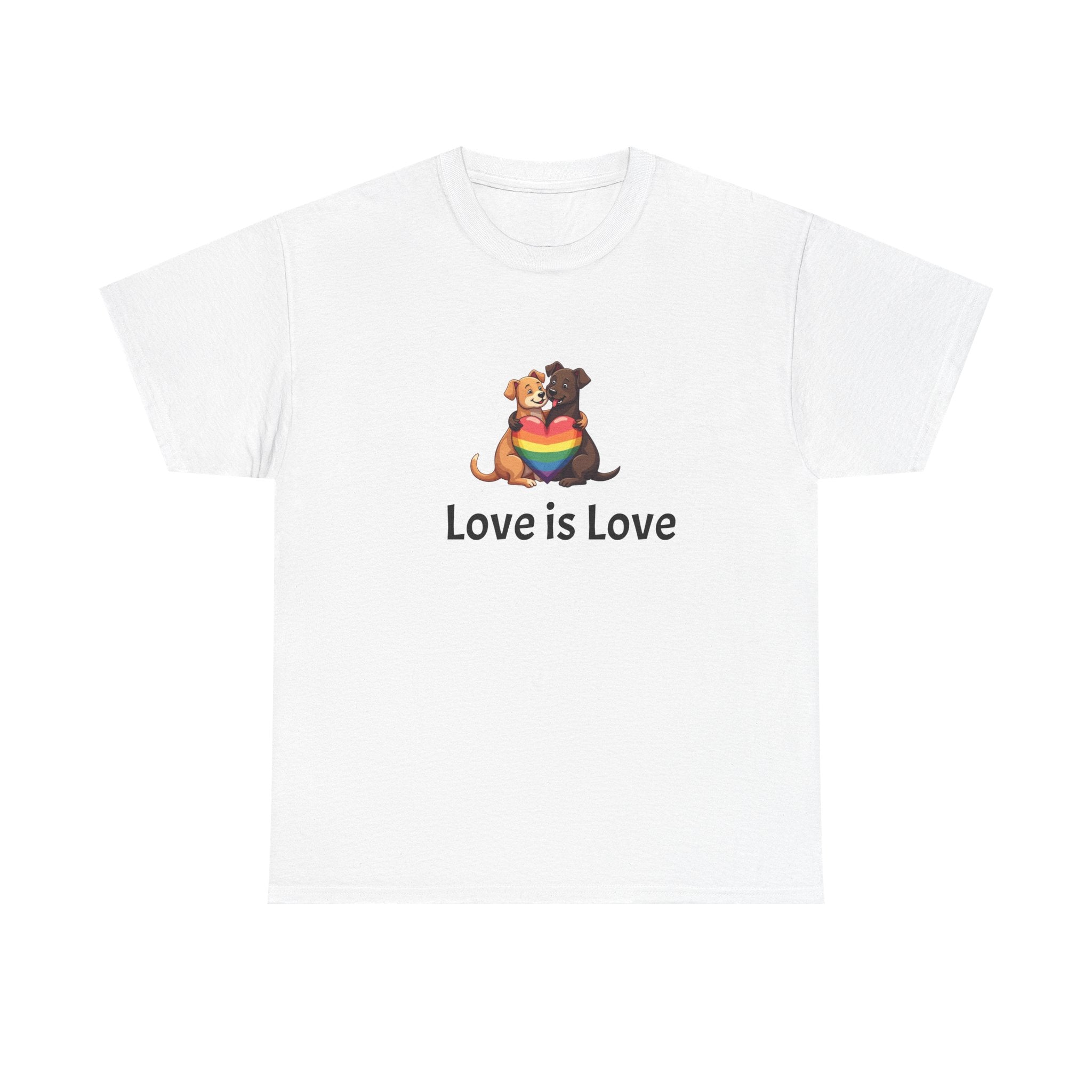 Puppy Love is Love Heavy Cotton Tee