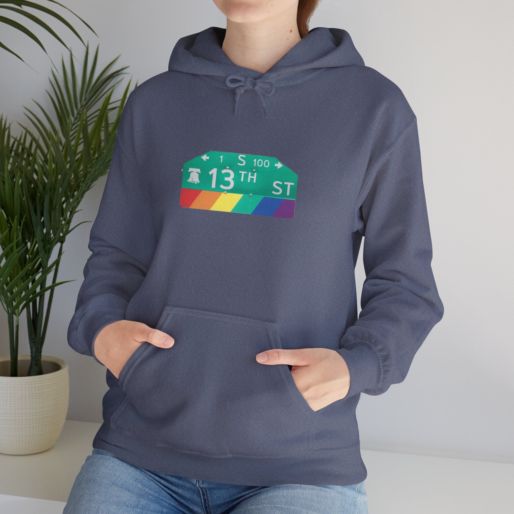 Philly Gayborhood Street Sign  Hoodie