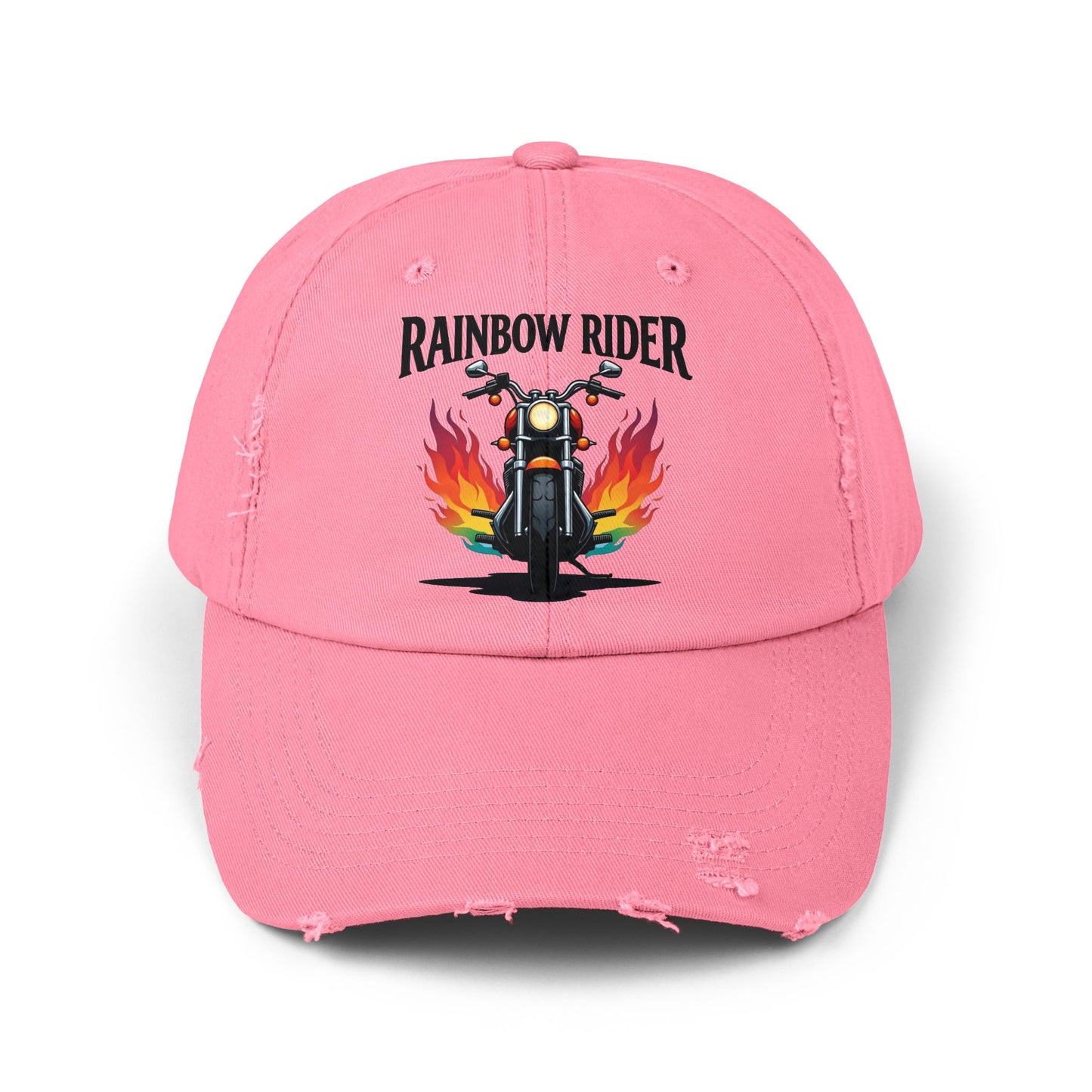 Rainbow Rider Distressed Design