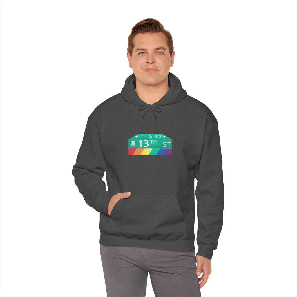 Philly Gayborhood Street Sign  Hoodie