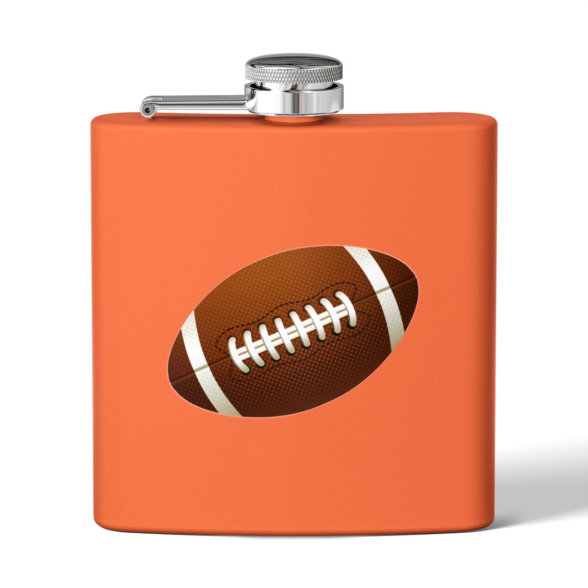 Football Stainless Steel Flask, 6oz