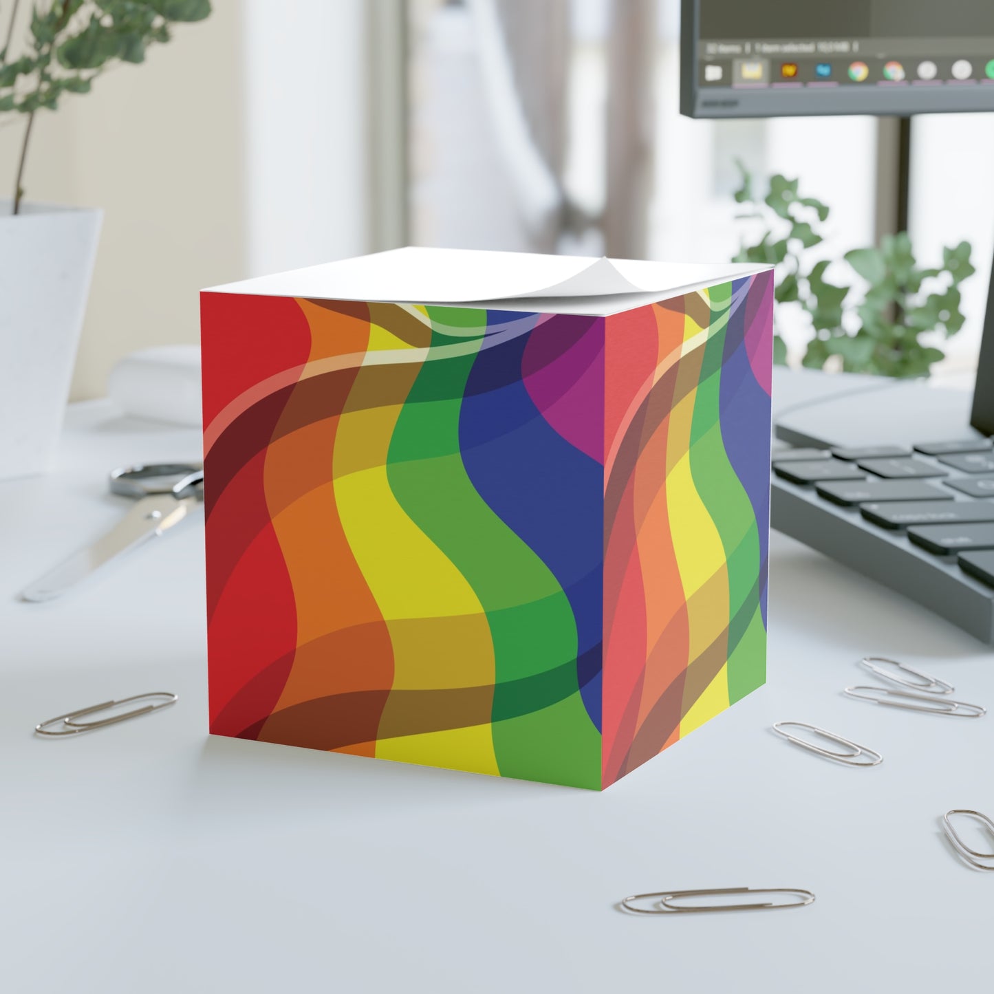 Note Cube Rainbow