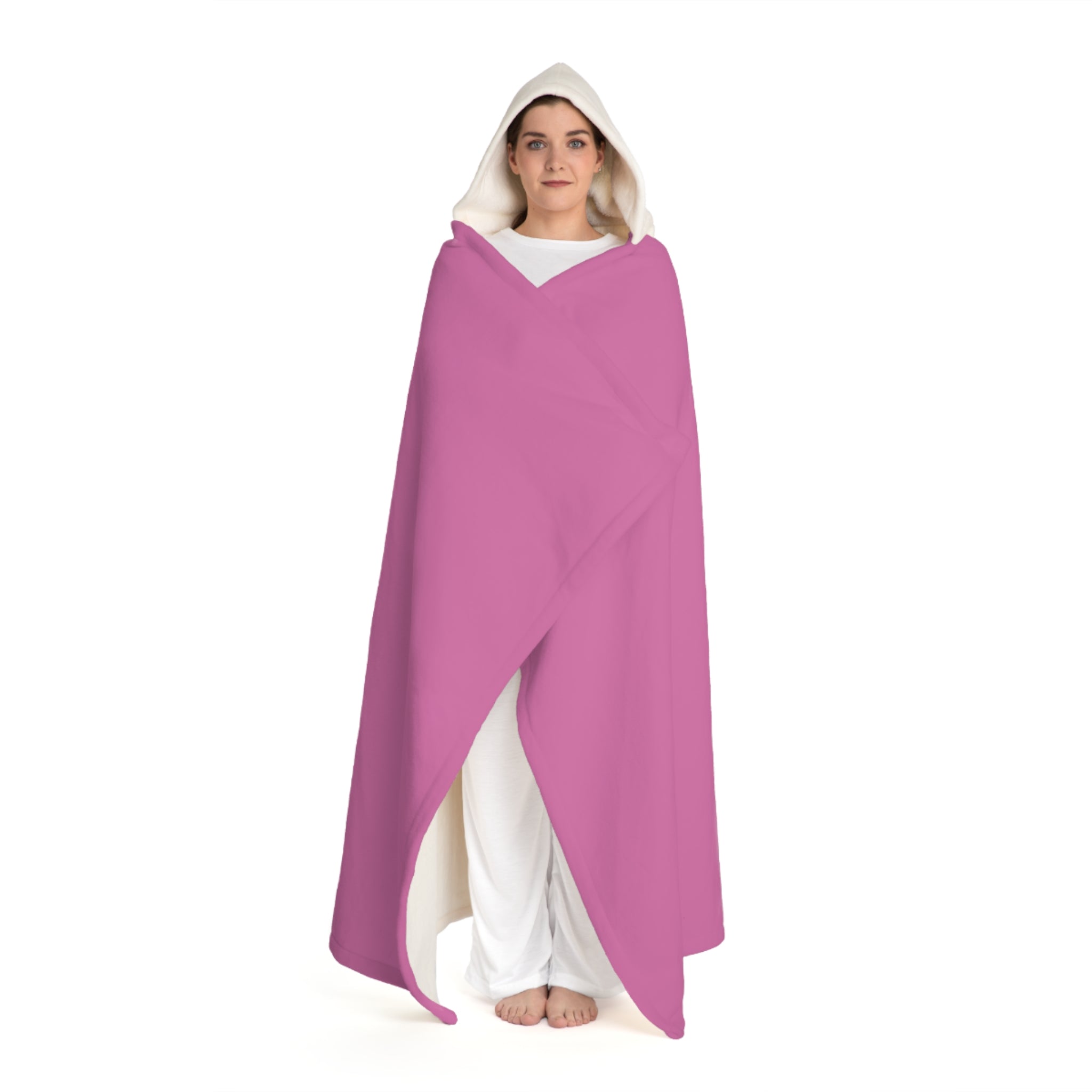 Rainbow "?" Pink Hooded Blanket