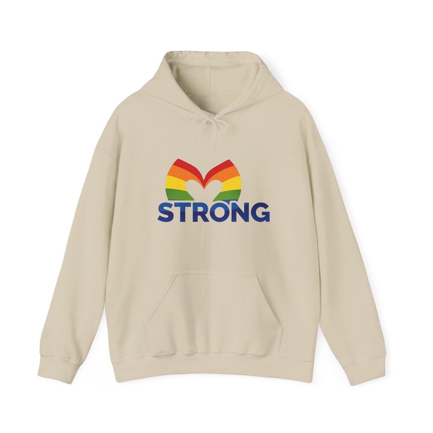 Rainbow Heart STRONG Hoodie