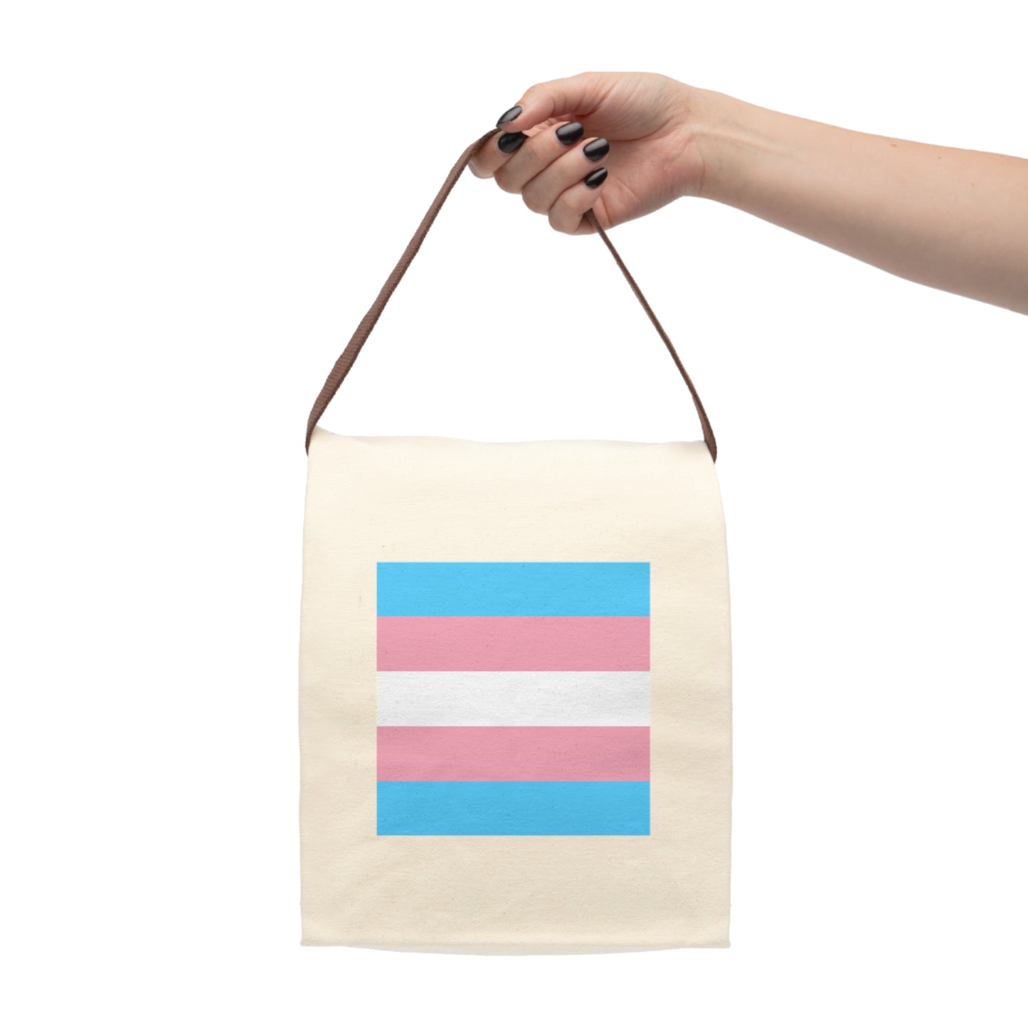 Canvas Lunch Bag Trans Flag