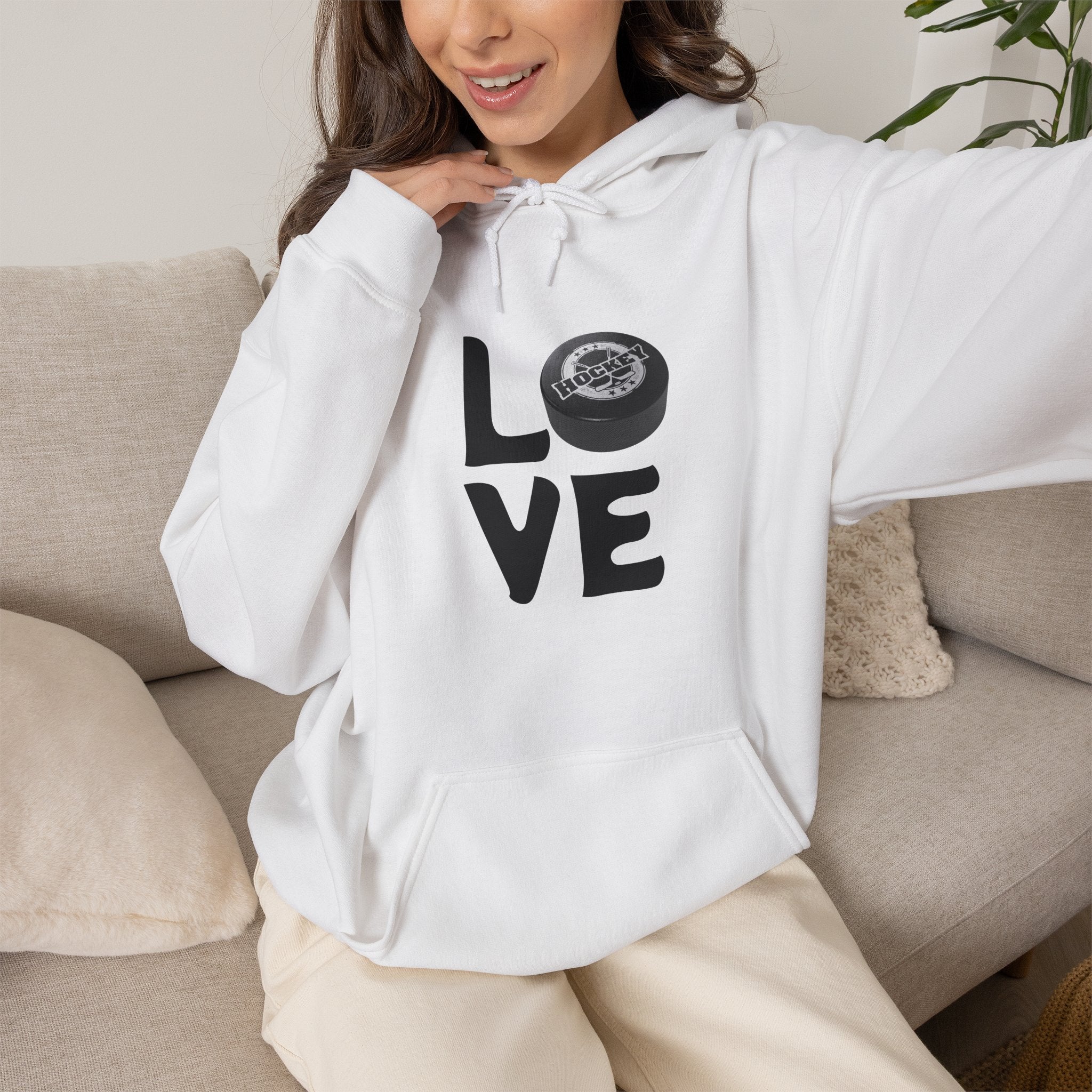 LOVE Hockey Heavy Blend™ Hoodie