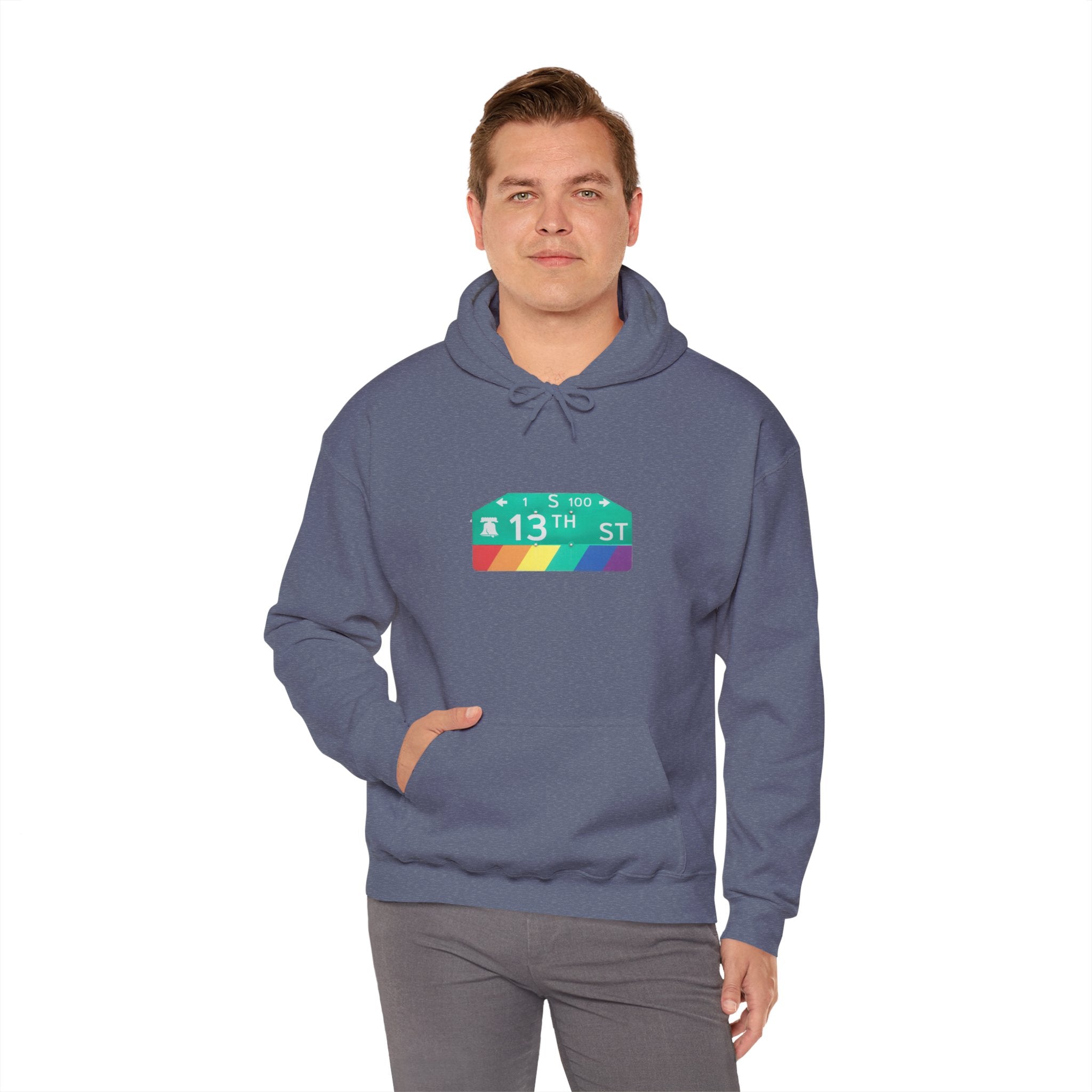 Philly Gayborhood Street Sign  Hoodie