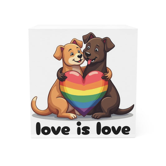 Note Cube - Puppy Love Is Love Memo Pad