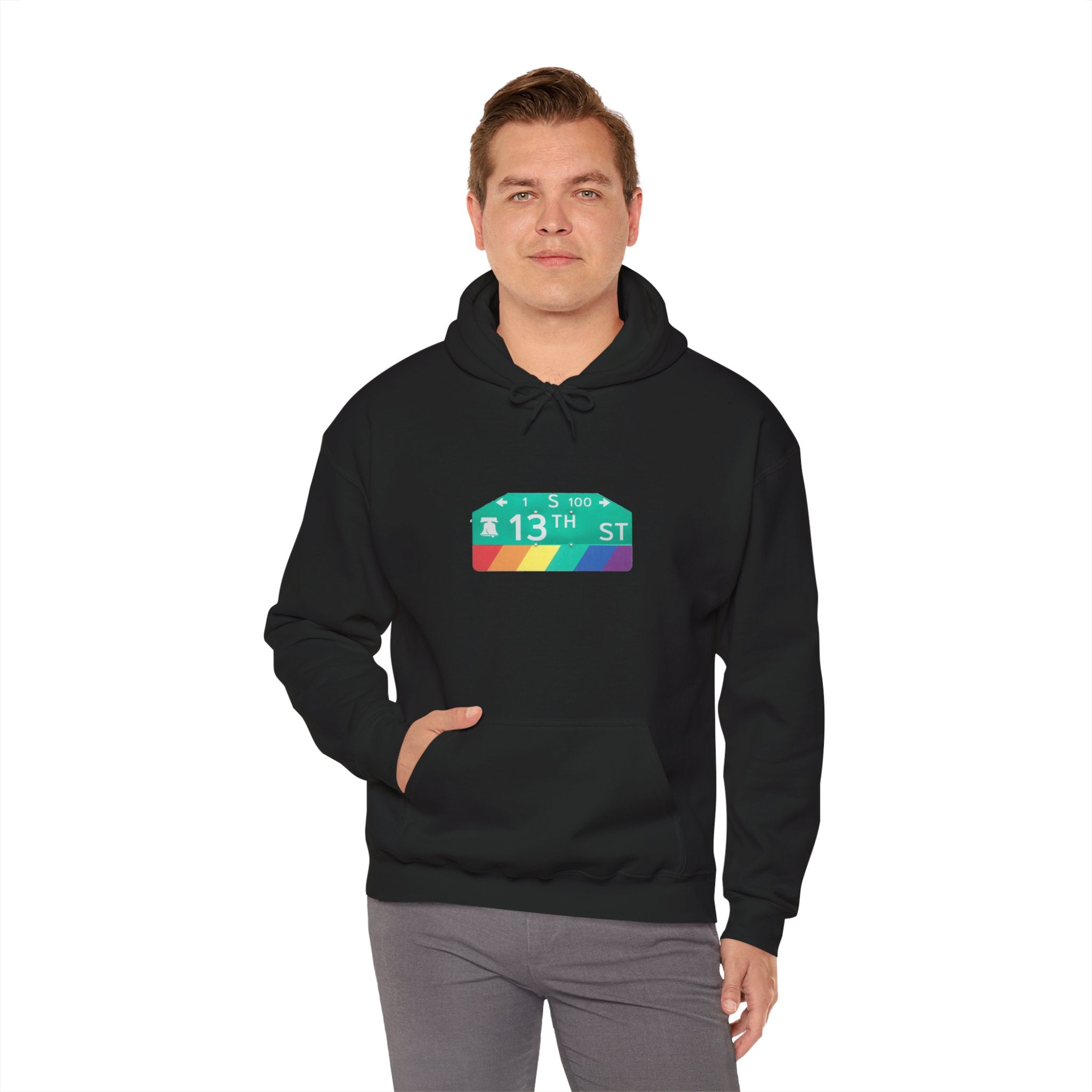 Philly Gayborhood Street Sign  Hoodie