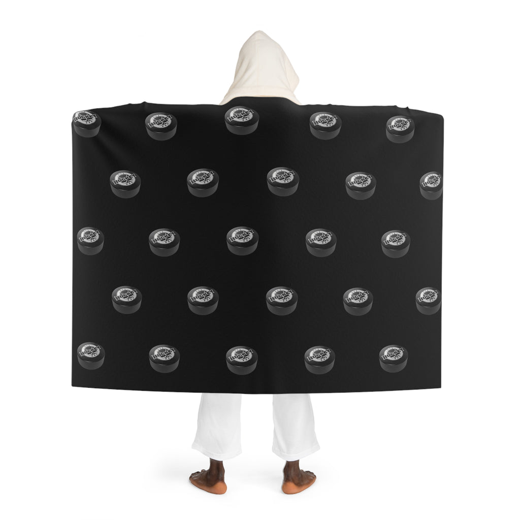 Hockey Hooded Sherpa Blanket