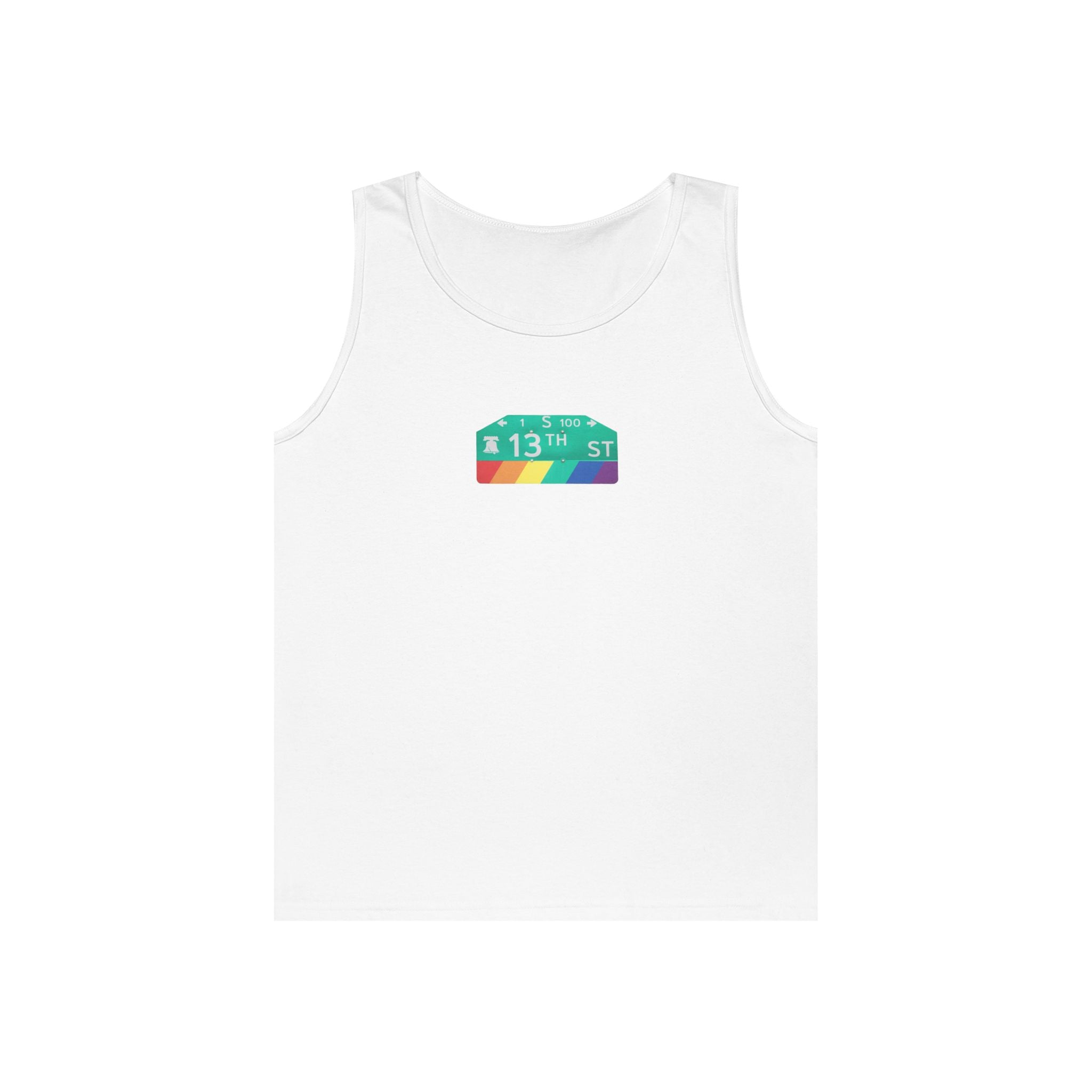 Philly Gayborhood Street Sign Tank Top