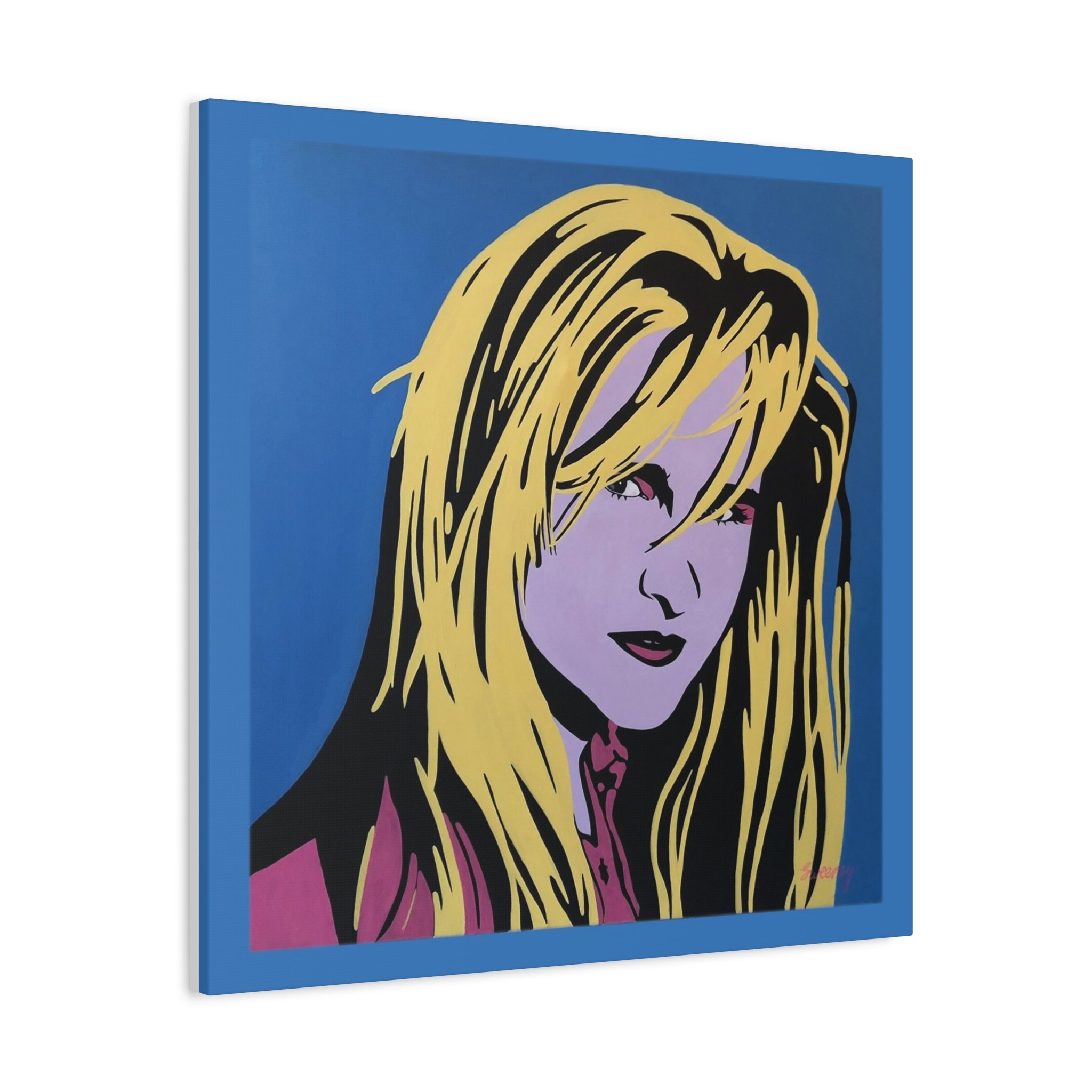 Sisters Nightclub Philly Artwork Melissa Etheridge Matte Canvas