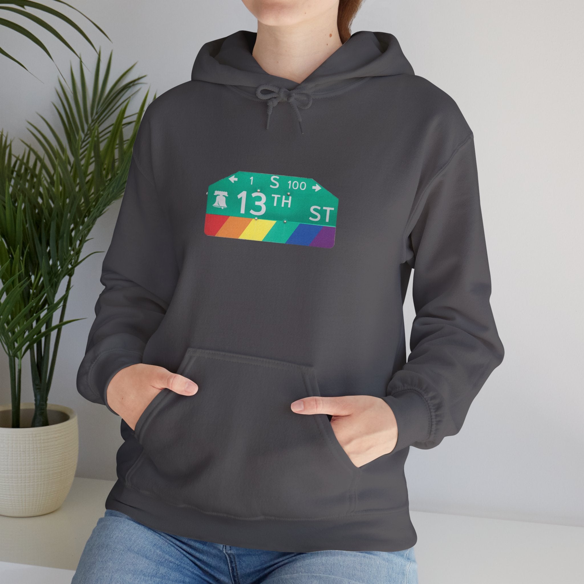 Philly Gayborhood Street Sign  Hoodie
