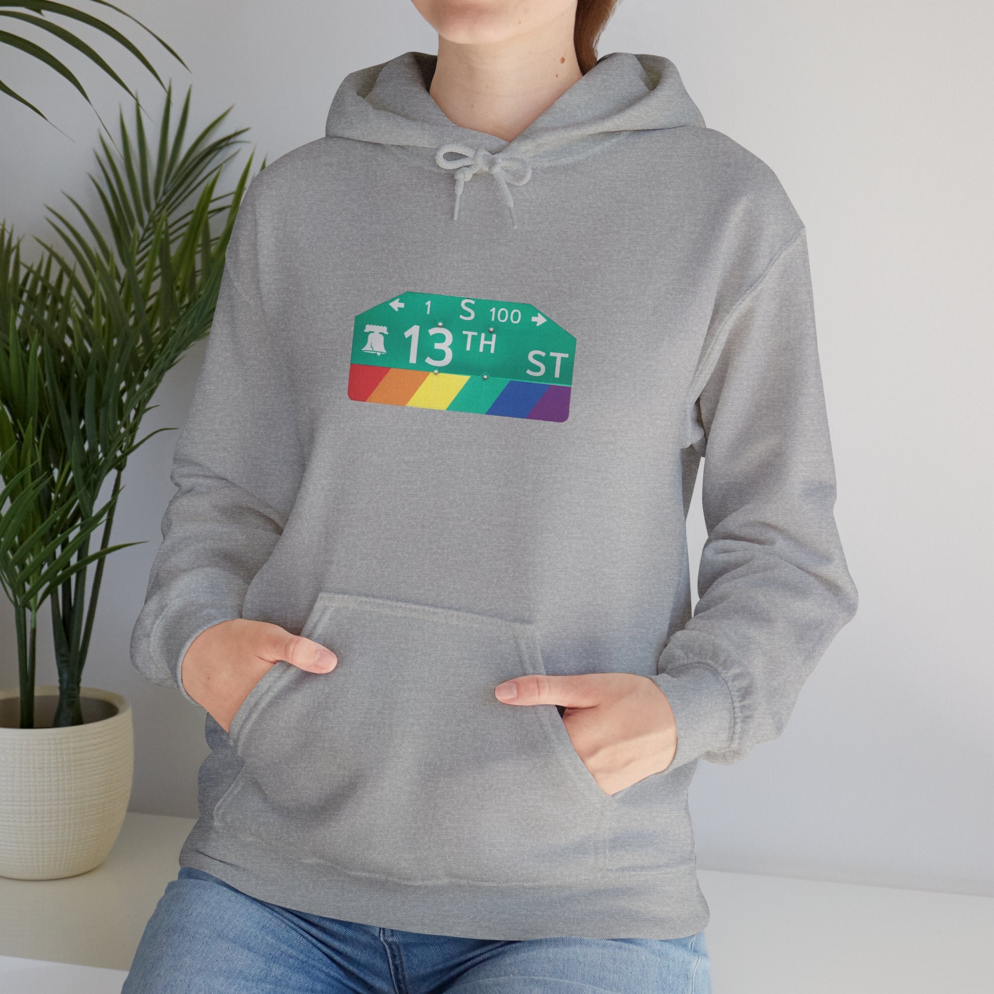 Philly Gayborhood Street Sign  Hoodie