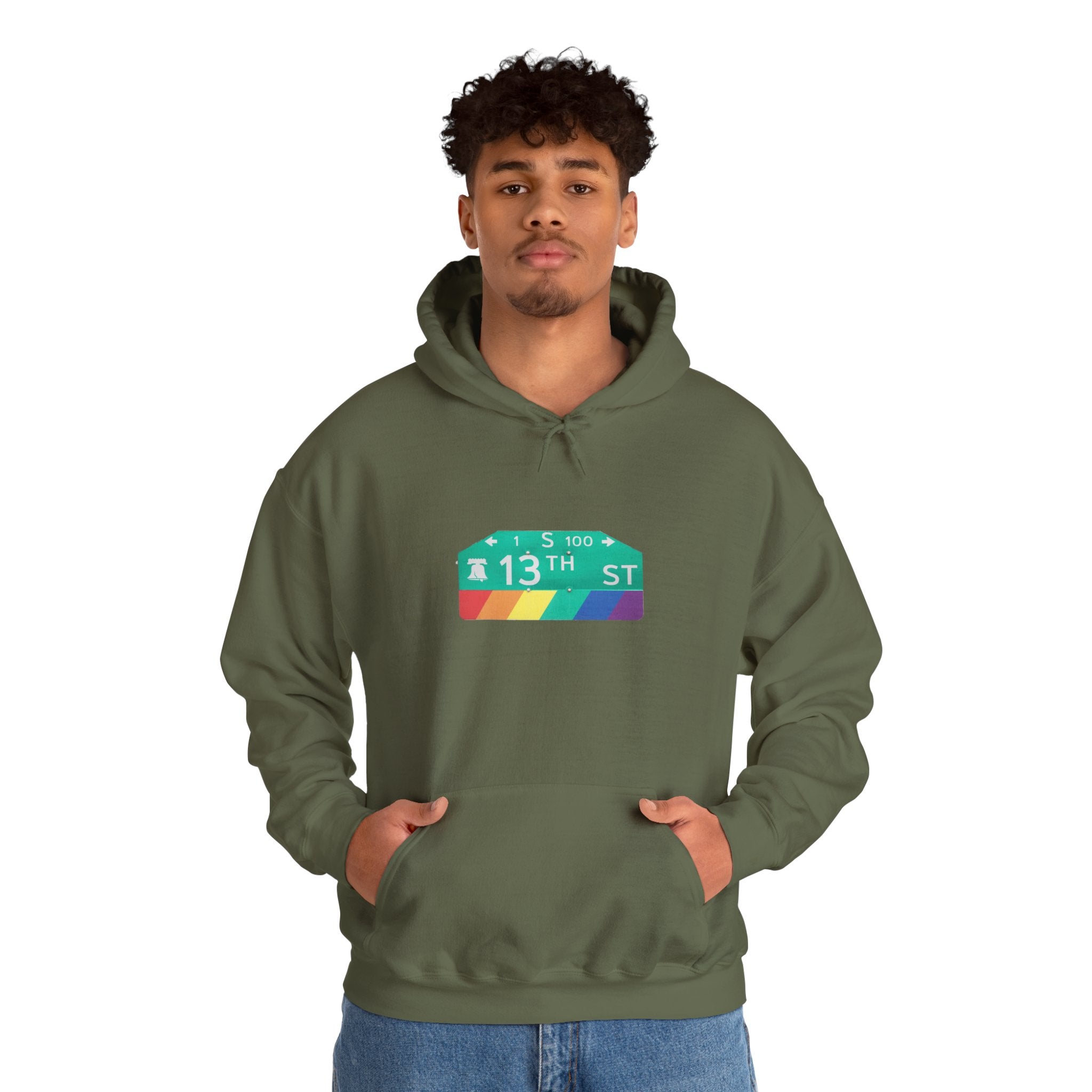 Philly Gayborhood Street Sign  Hoodie