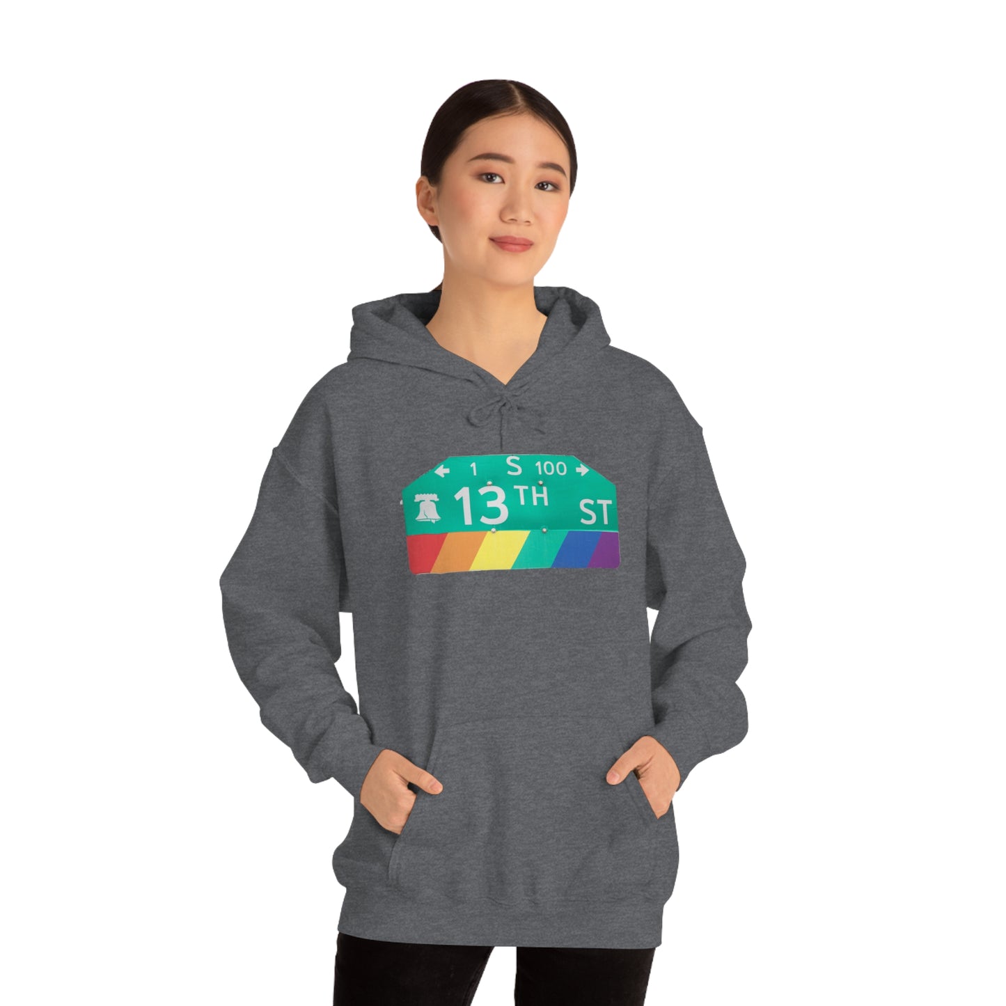 Philly Gayborhood Street Sign Hoodie