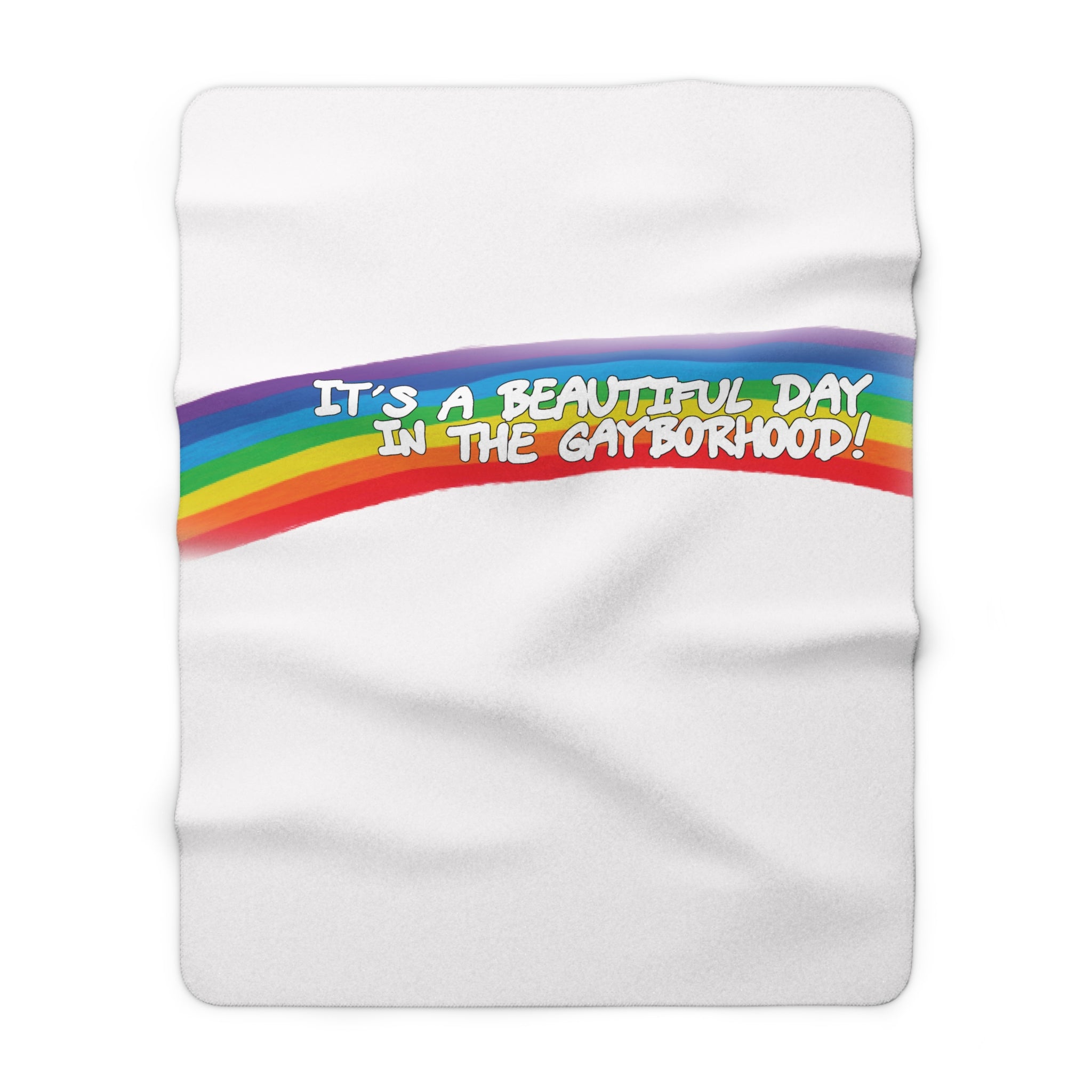 Beautiful Day Sherpa Fleece Blanket