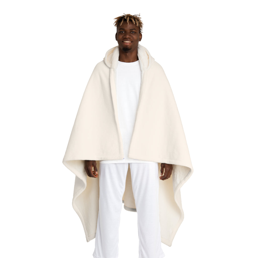 Rainbow "?" Hooded Sherpa Blanket