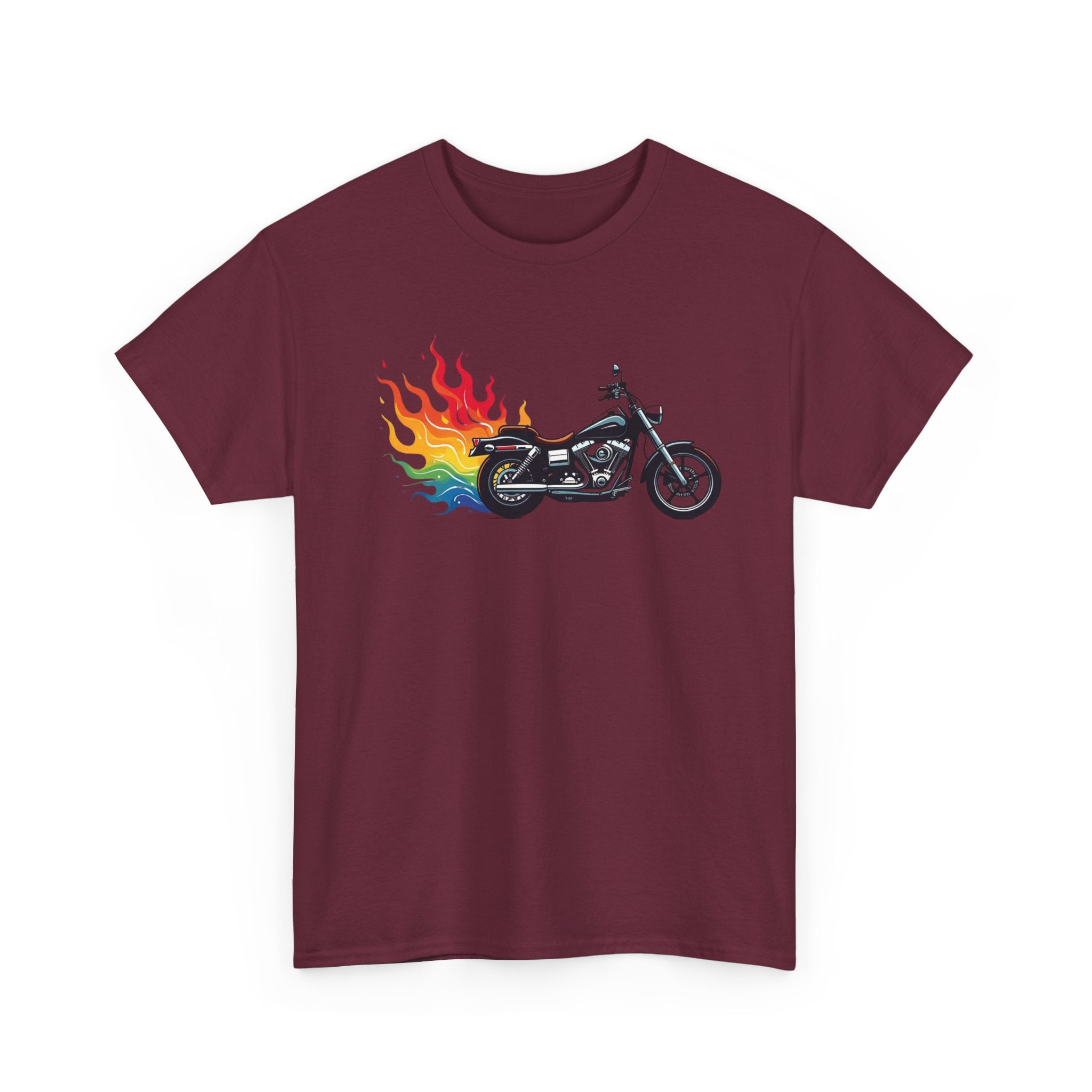 Rainbow Bike Heavy Cotton Tee