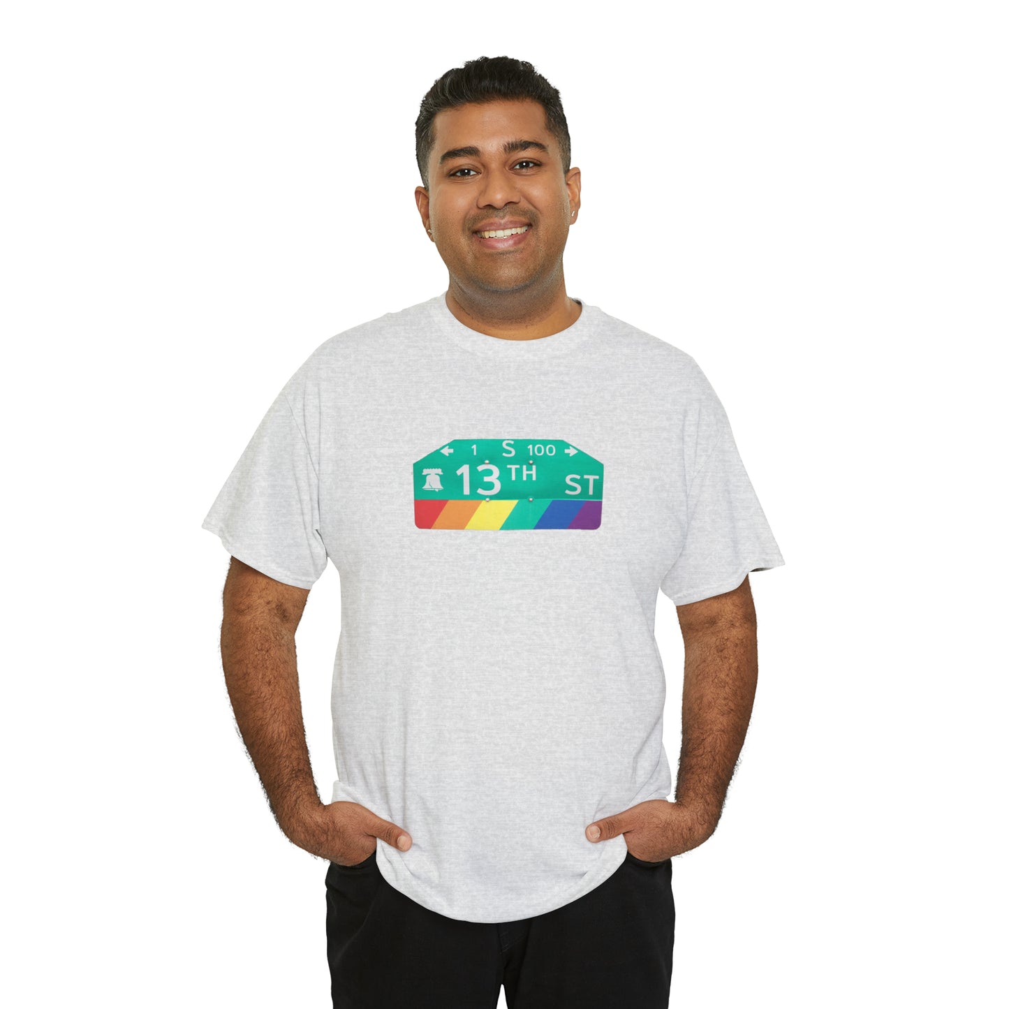 Philly Gayborhood Street Sign Cotton Tee