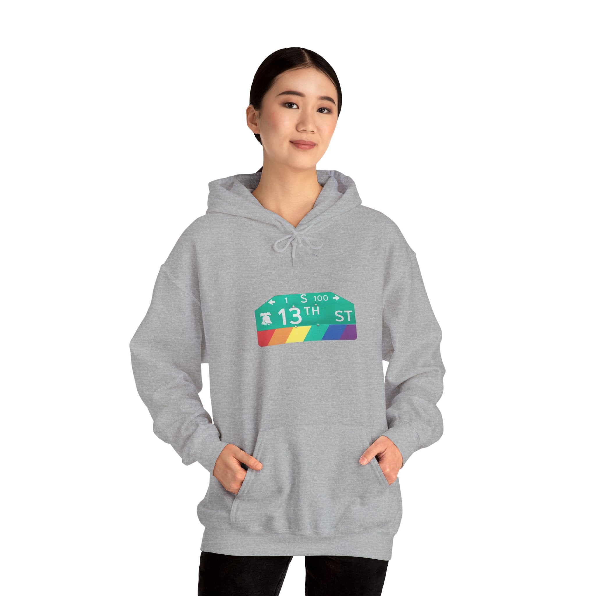 Philly Gayborhood Street Sign  Hoodie
