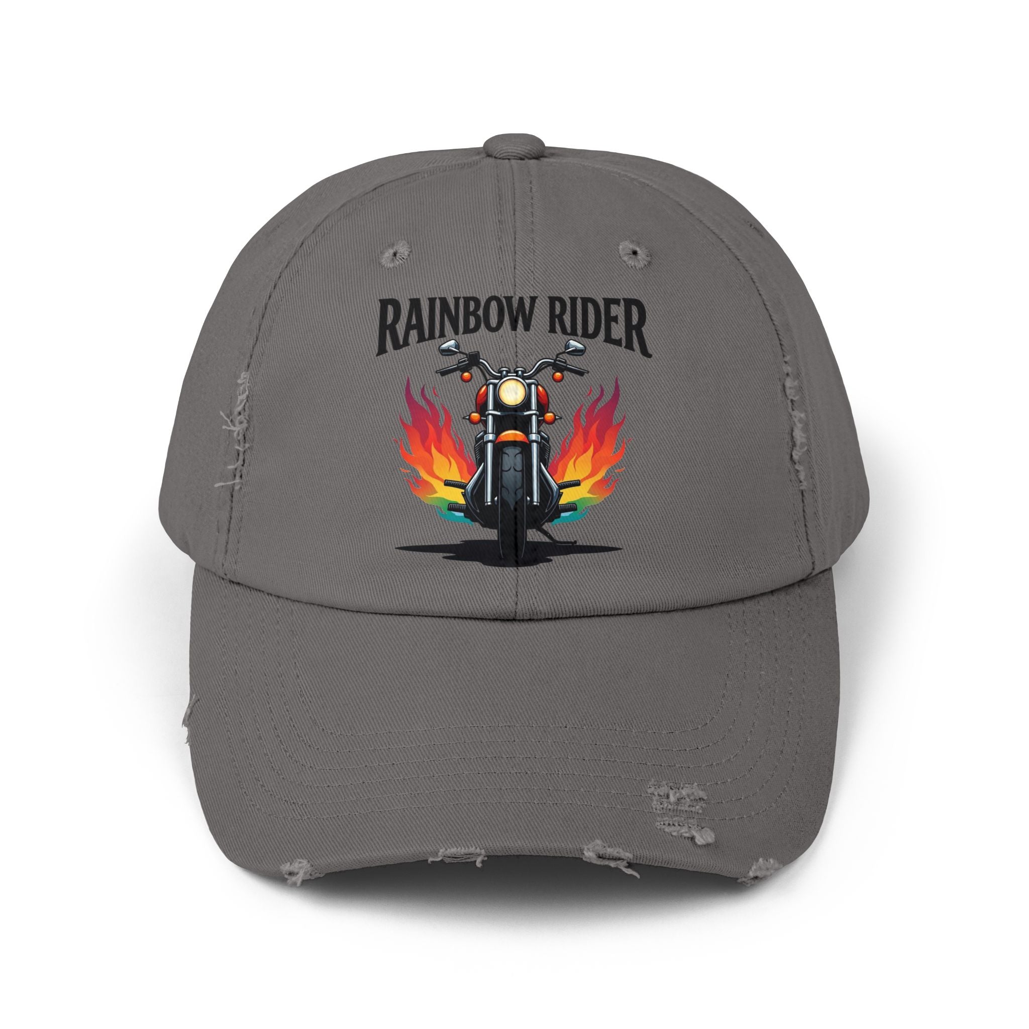 Rainbow Rider Distressed Design