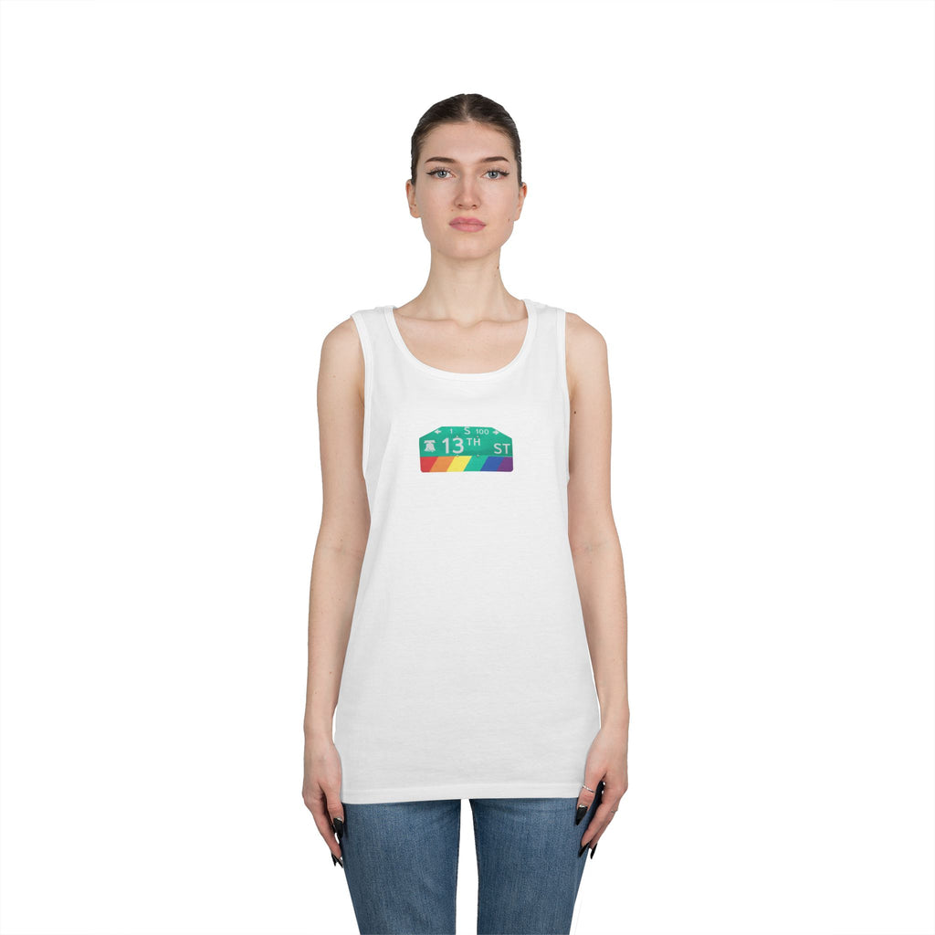 Philly Gayborhood Street Sign Tank Top