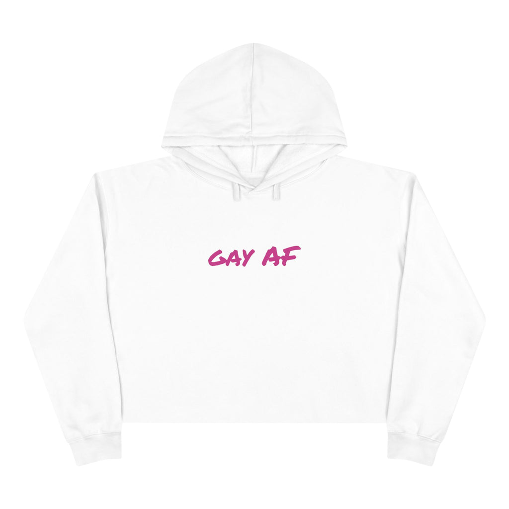 Gay AF Crop Hoodie
