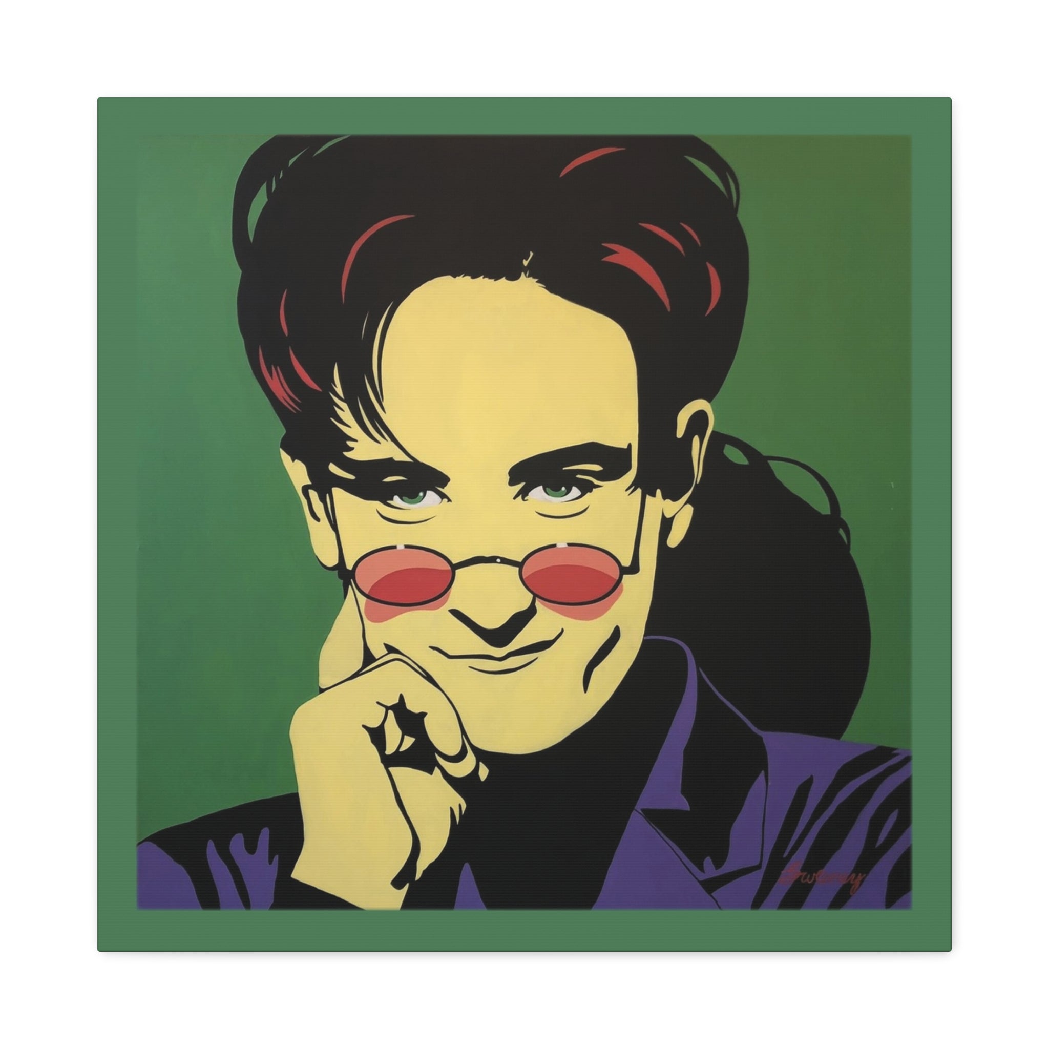 Sisters Nightclub Philly Artwork KD Lang Matte Canvas