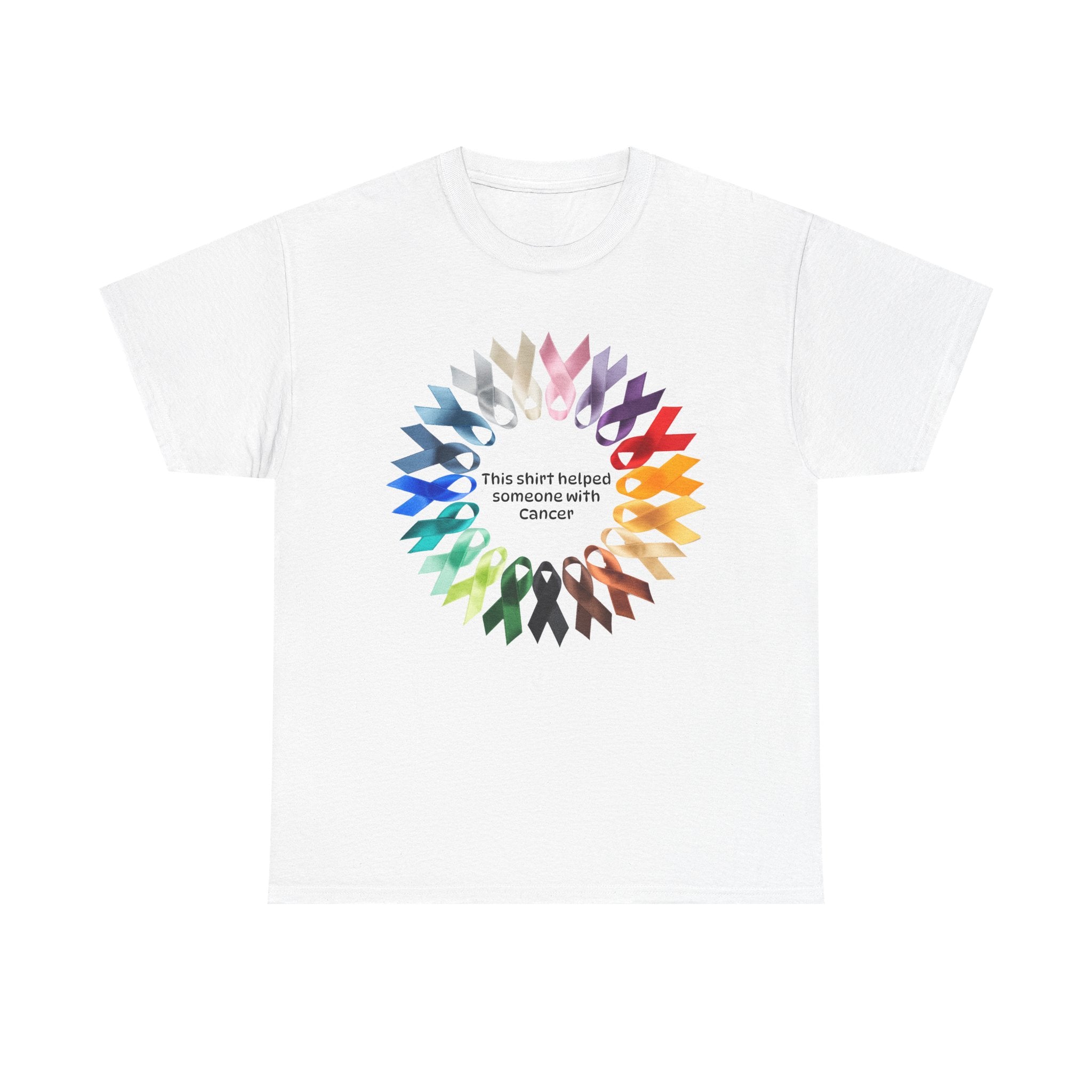 Helped someone with Cancer Heavy Cotton Tee