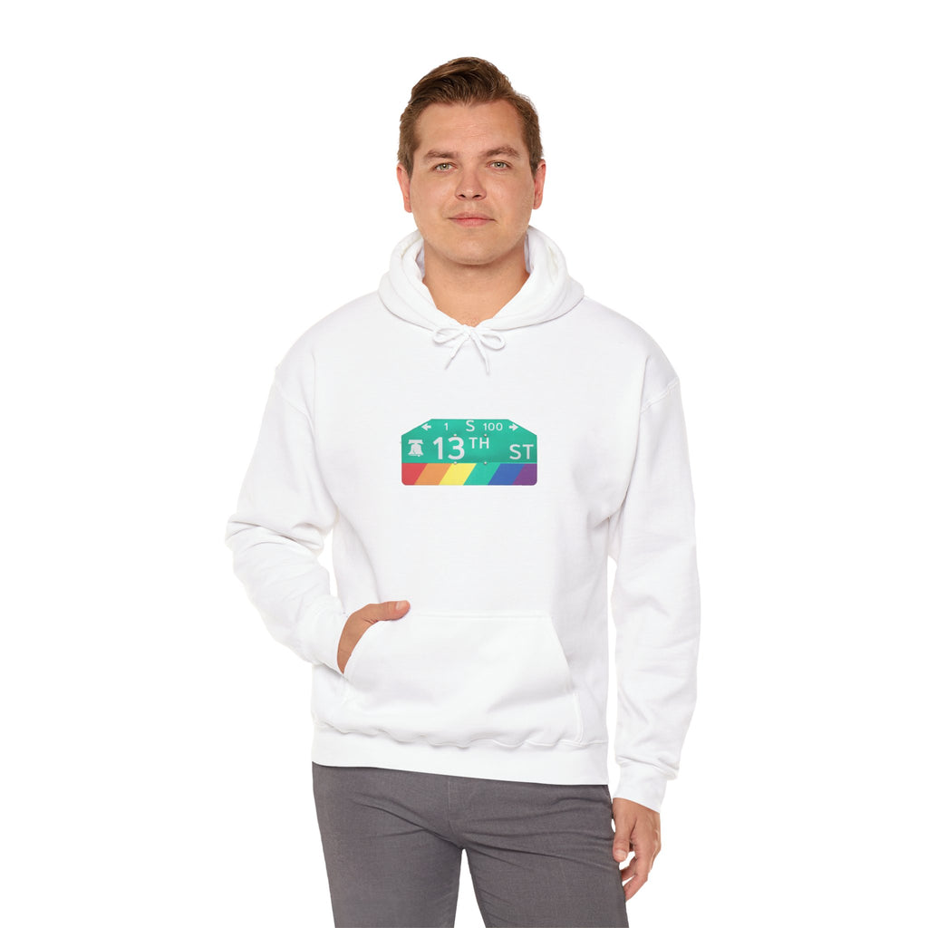Philly Gayborhood Street Sign  Hoodie