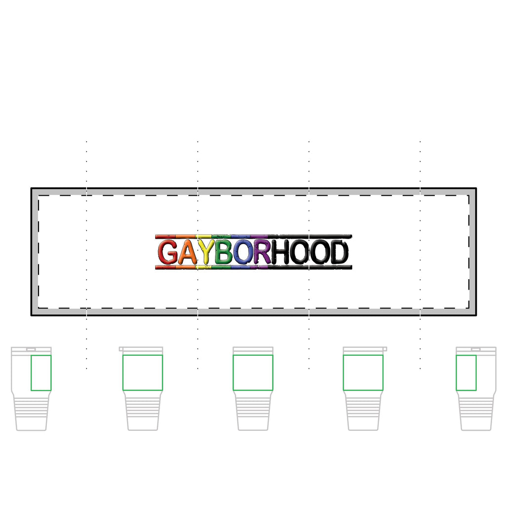 Gayborhood 30oz Tumbler — Tundra Insulated Cup