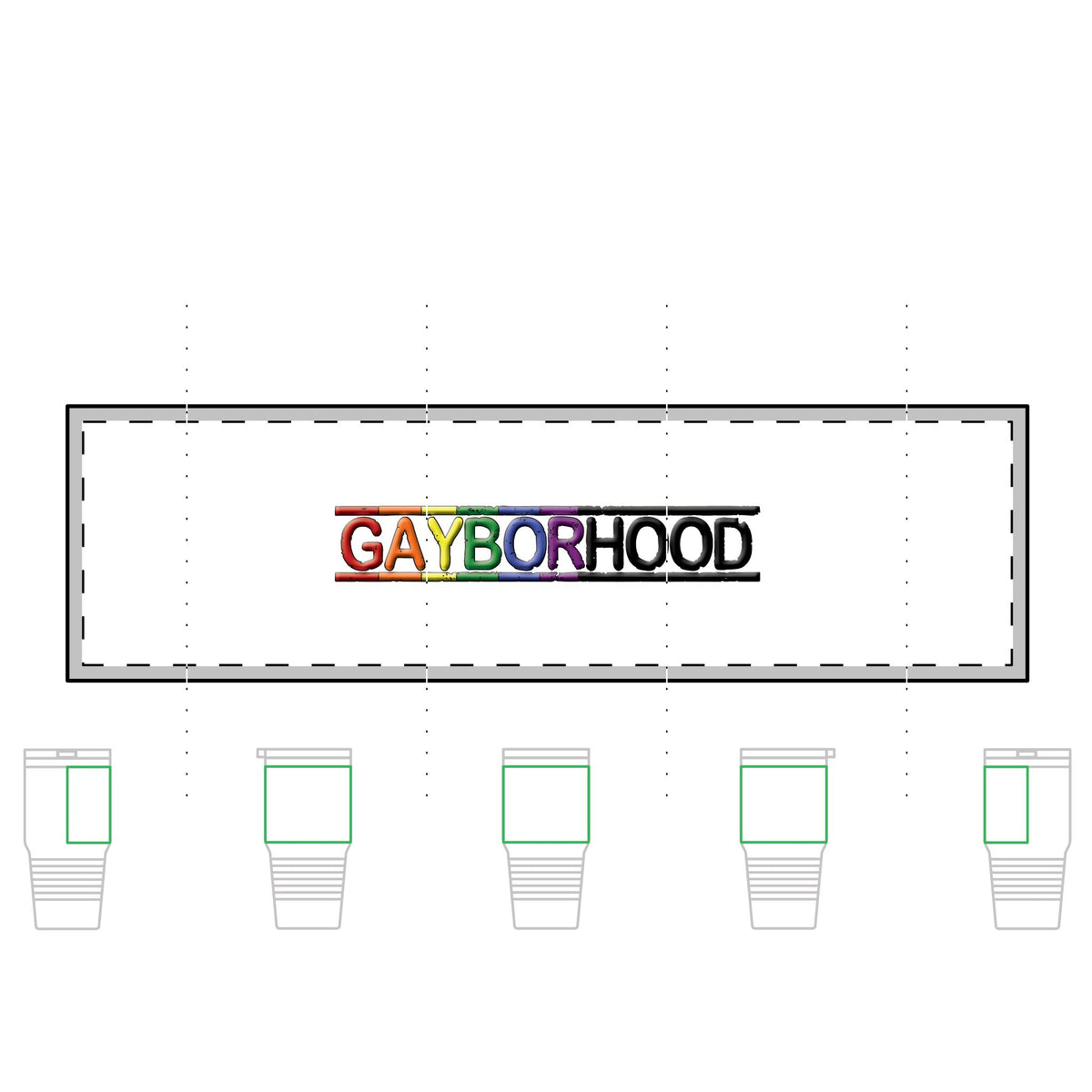 Gayborhood 30oz Tumbler — Tundra Insulated Cup