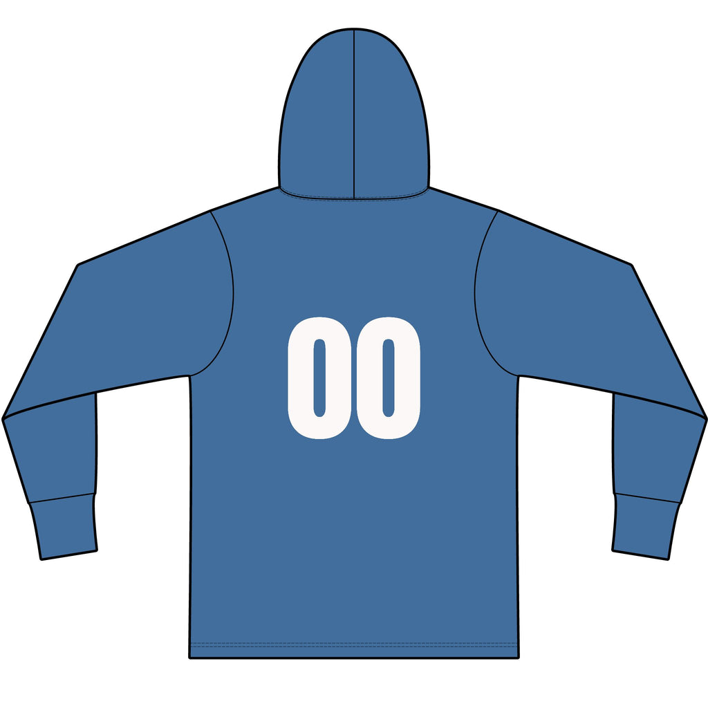 Football Long Sleeve Hooded T-Shirt