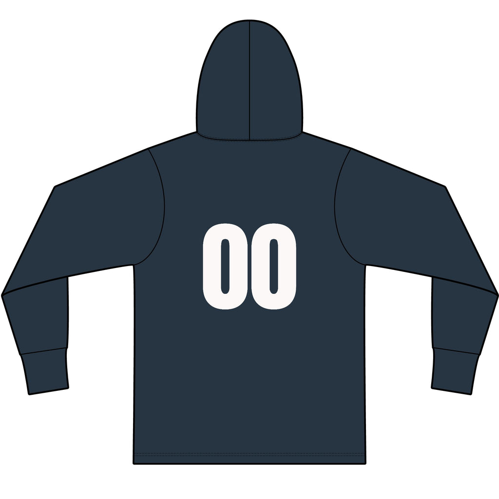 Football Long Sleeve Hooded T-Shirt